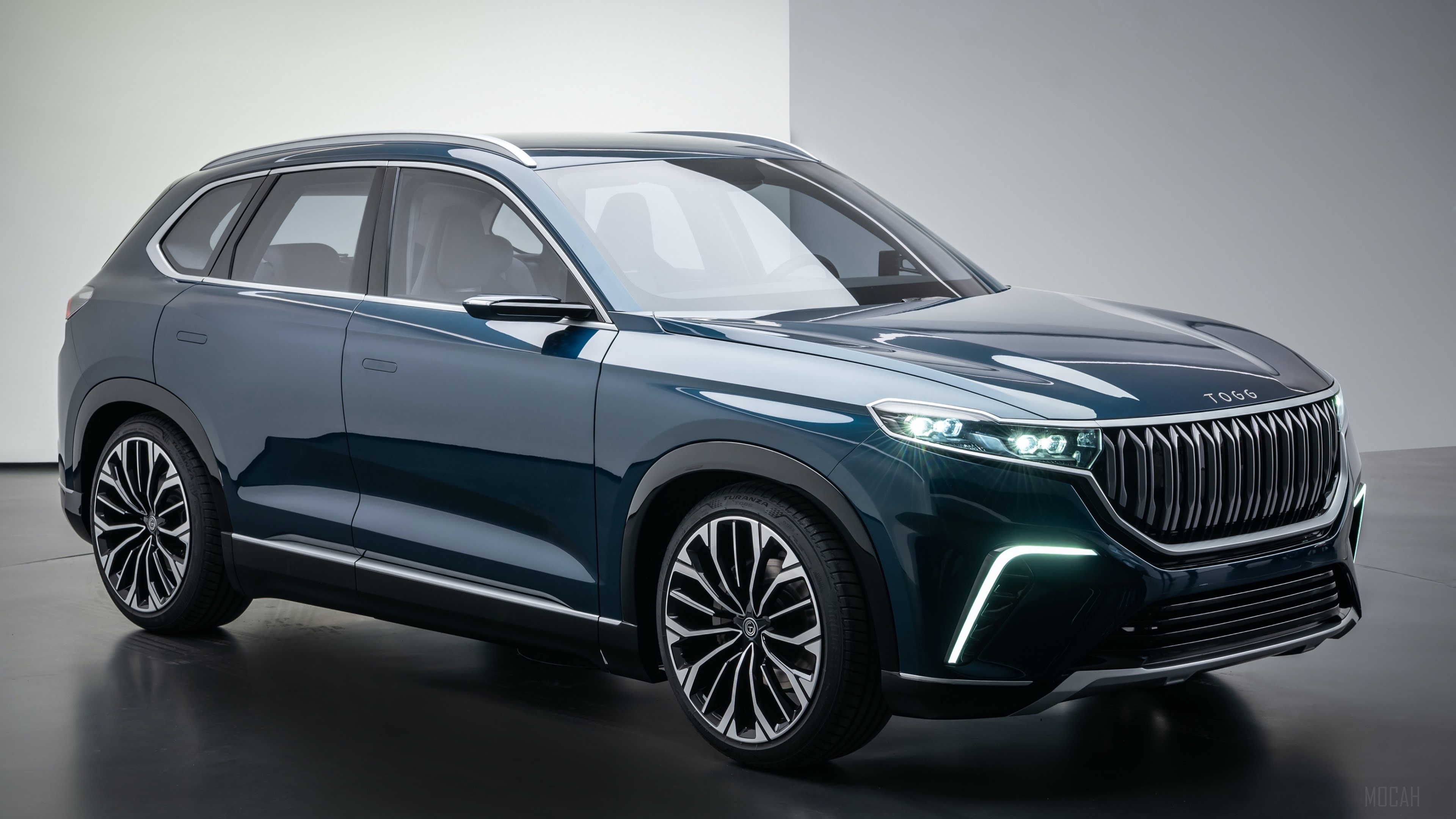 Togg electric SUV 4x4 400 Hp dark blue 4K HD Wallpaper