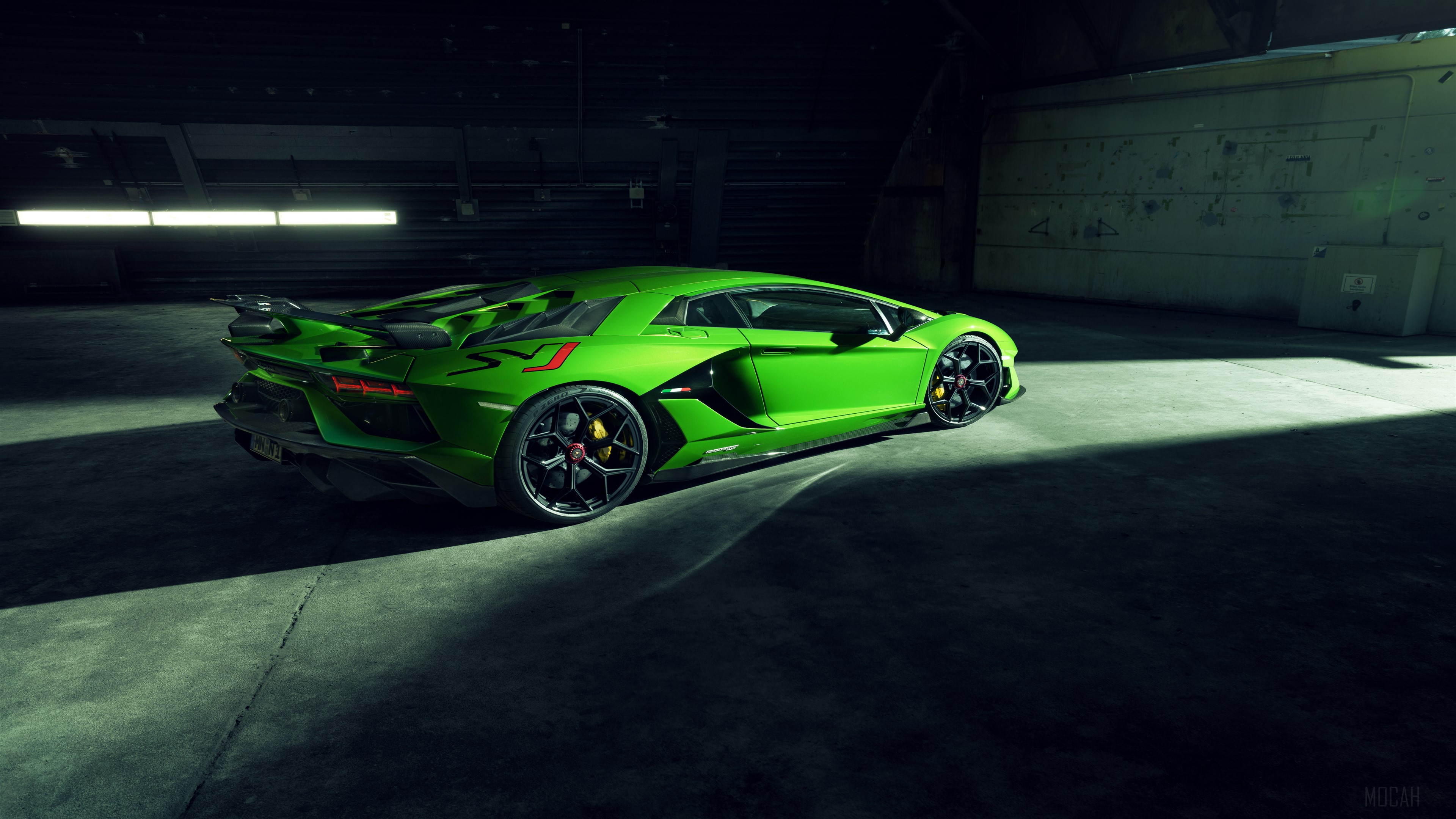 Novitec Lamborghini Aventador SVJ 2019 Rear HD Wallpaper
