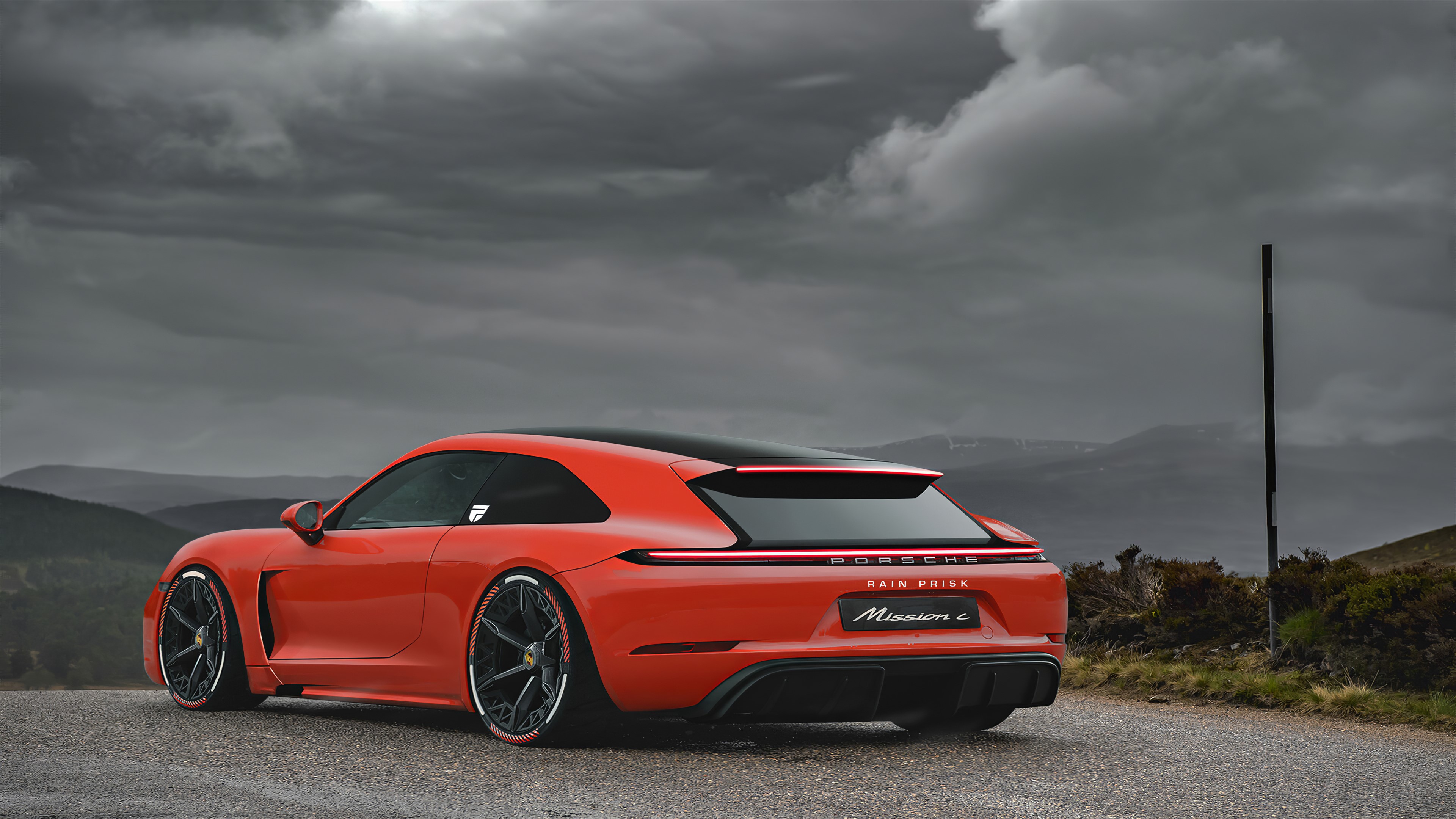 Porsche Mission C 4K HD Wallpaper