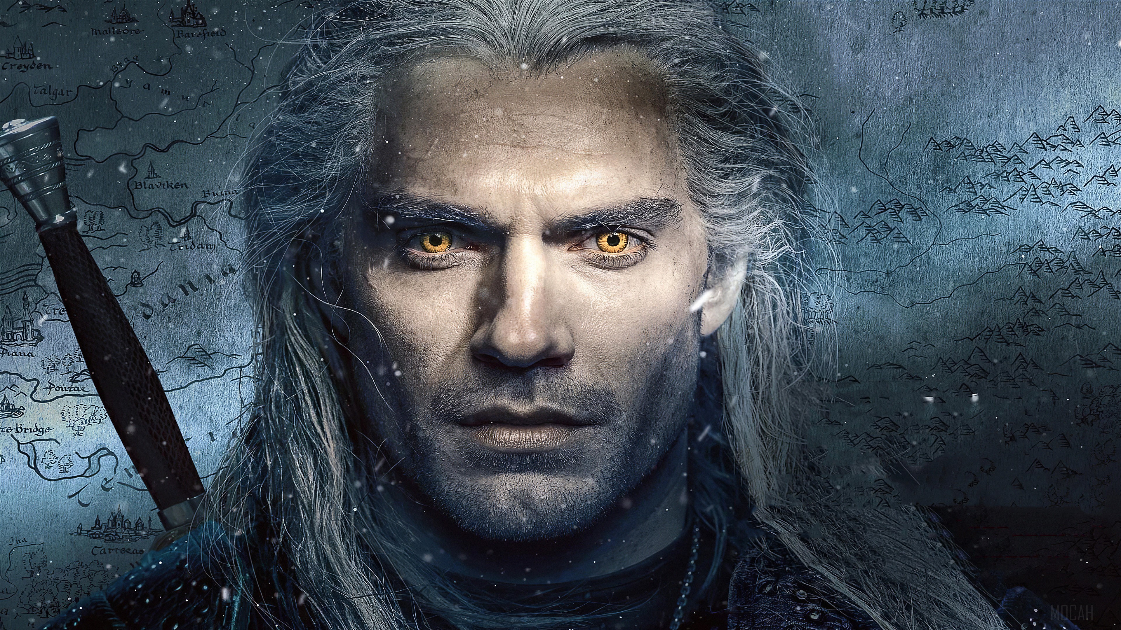 Geralt of Rivia from The Witcher 4K HD Wallpaper