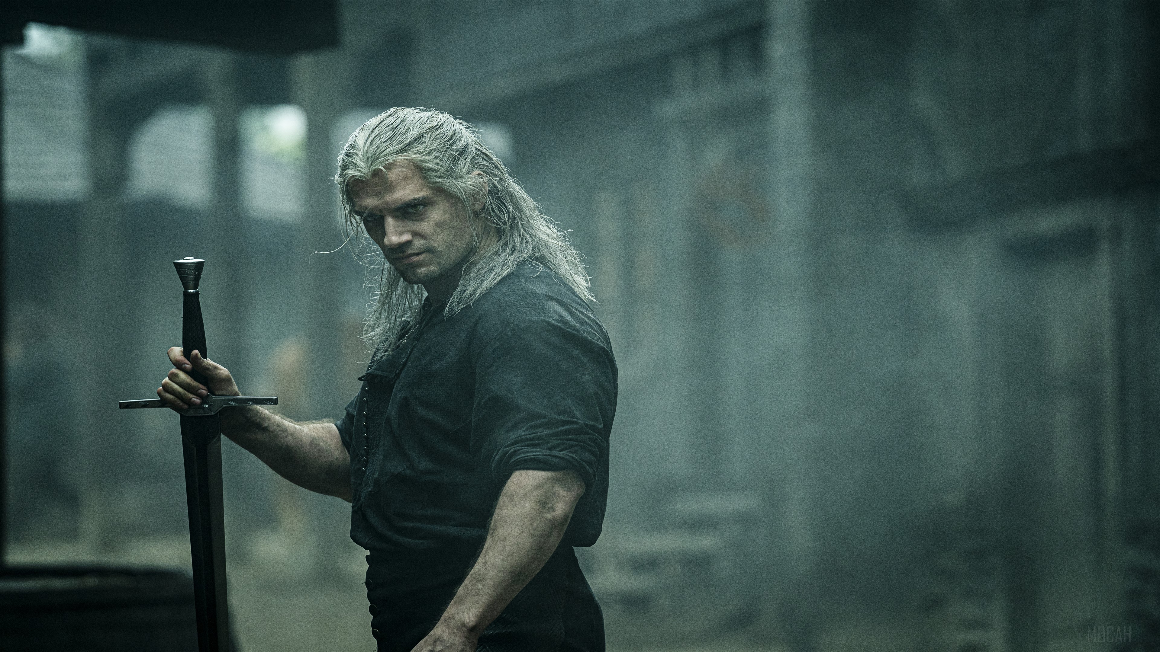 Henry Cavill as Geralt of Rivia from The Witcher 4K HD Wallpaper