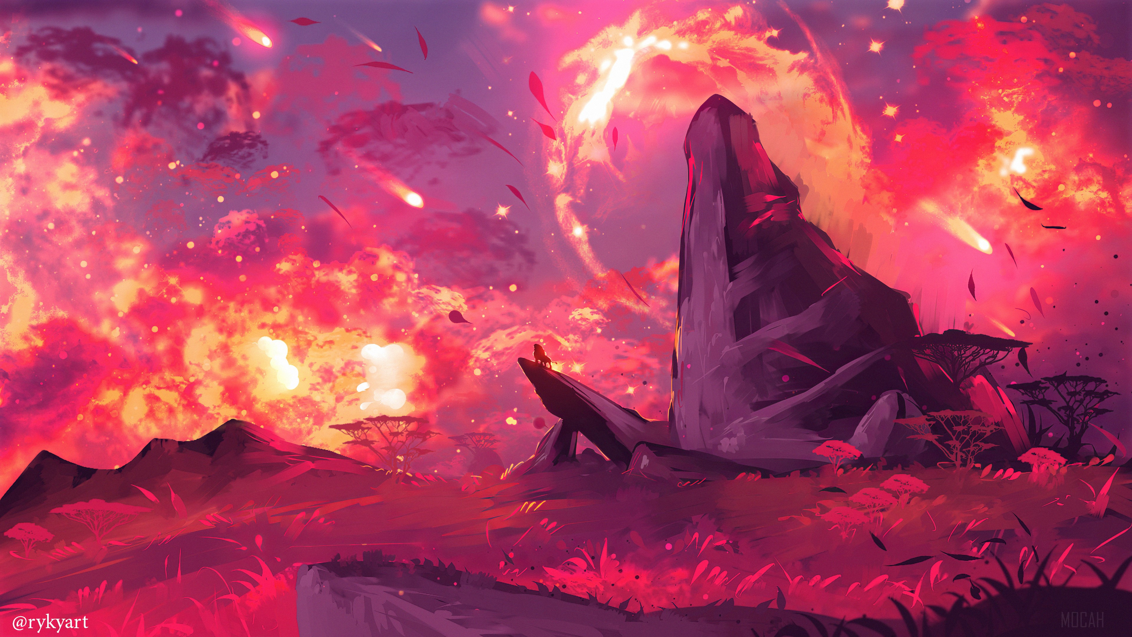 Lion King theme art HD Wallpaper