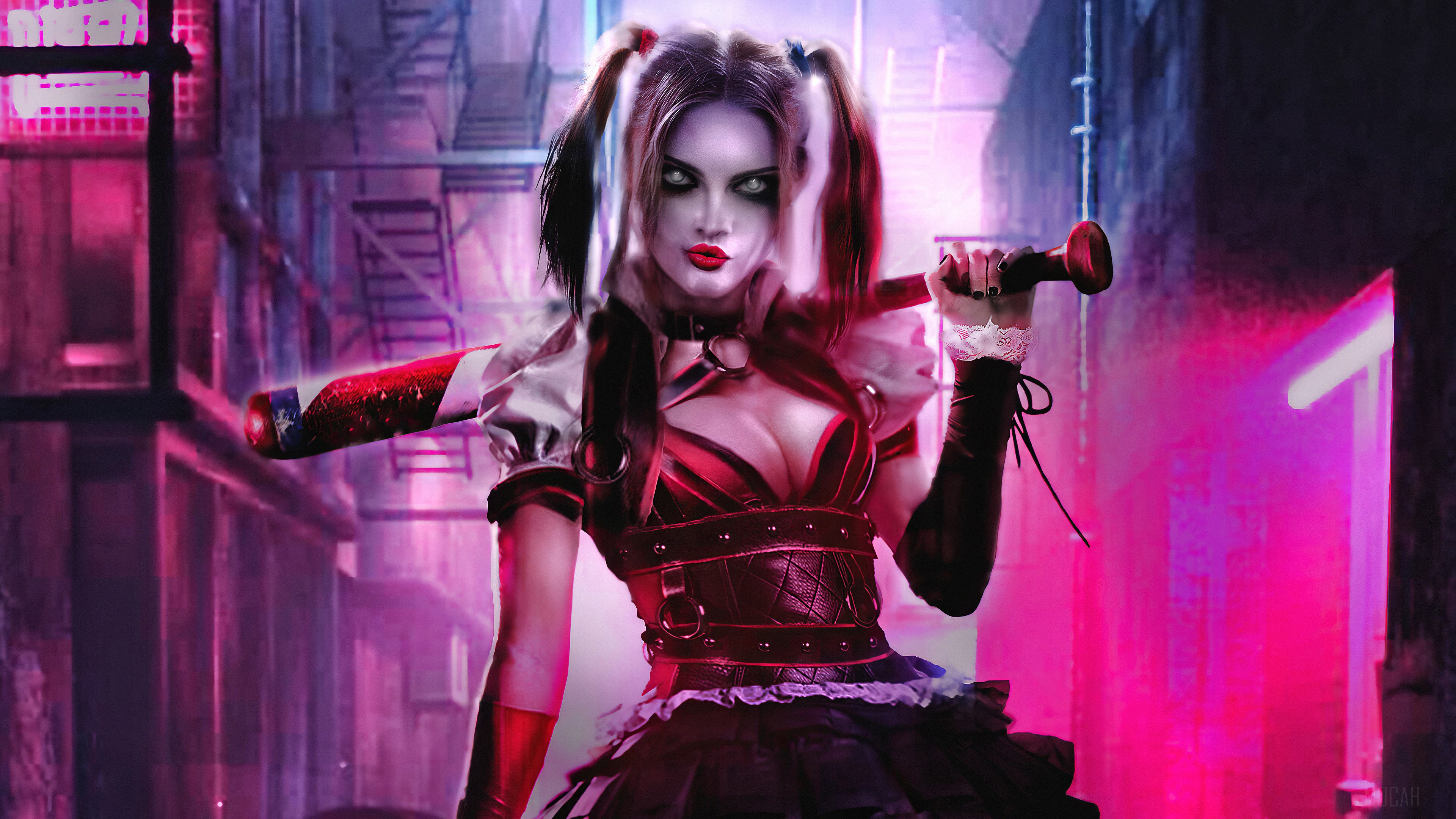 Harley Quinn Artwork HD Wallpaper