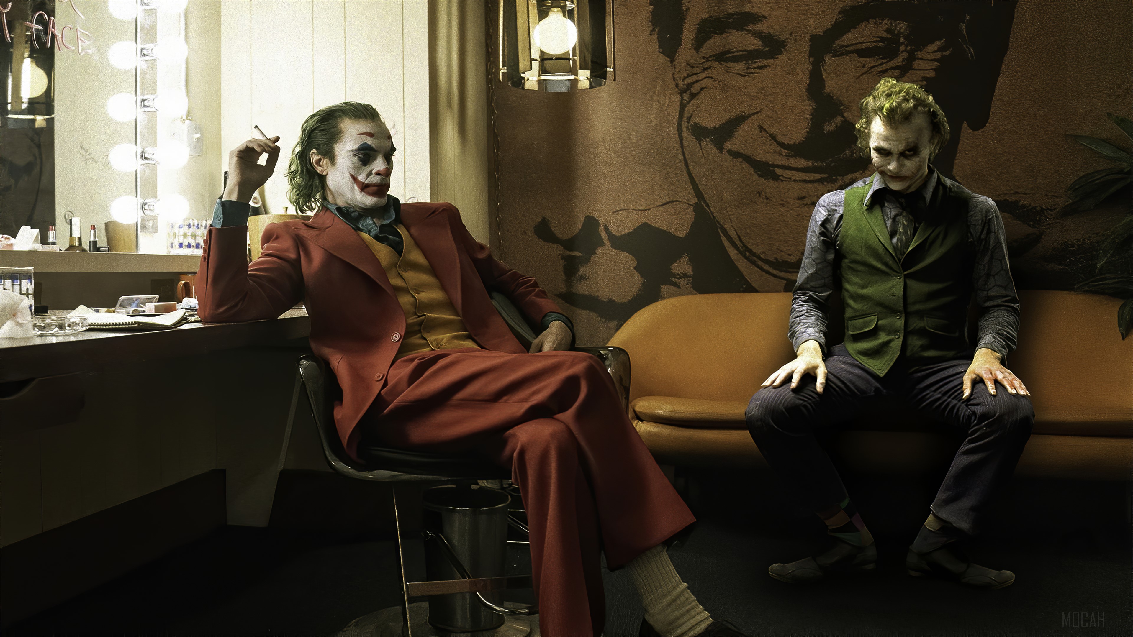 Joker and Old joker HD Wallpaper