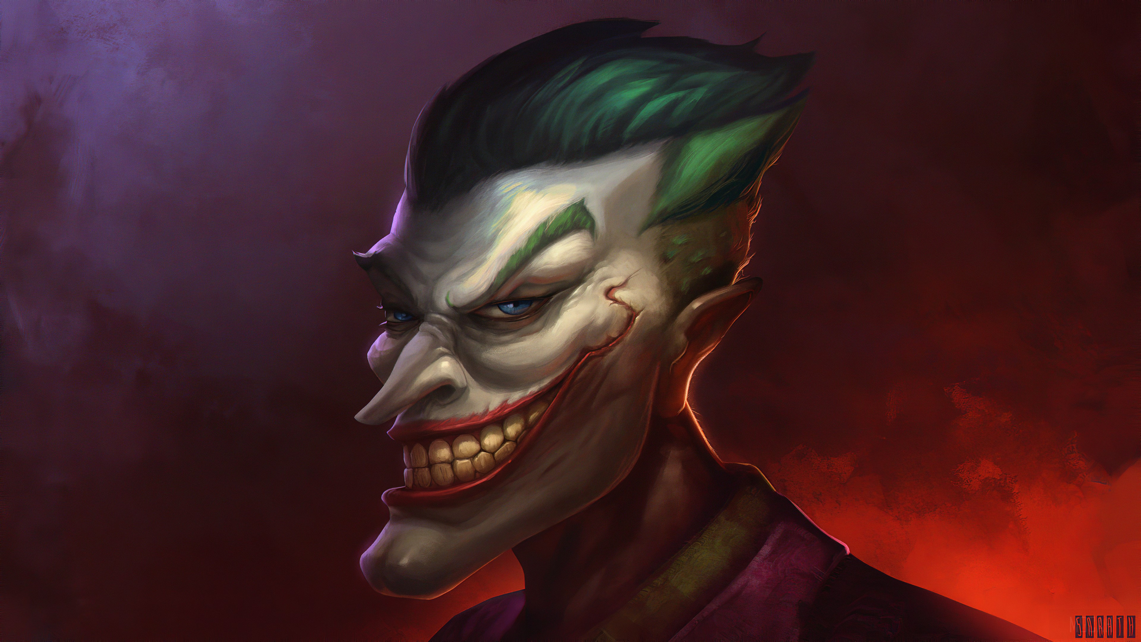 Joker Artwork 4K HD Wallpaper