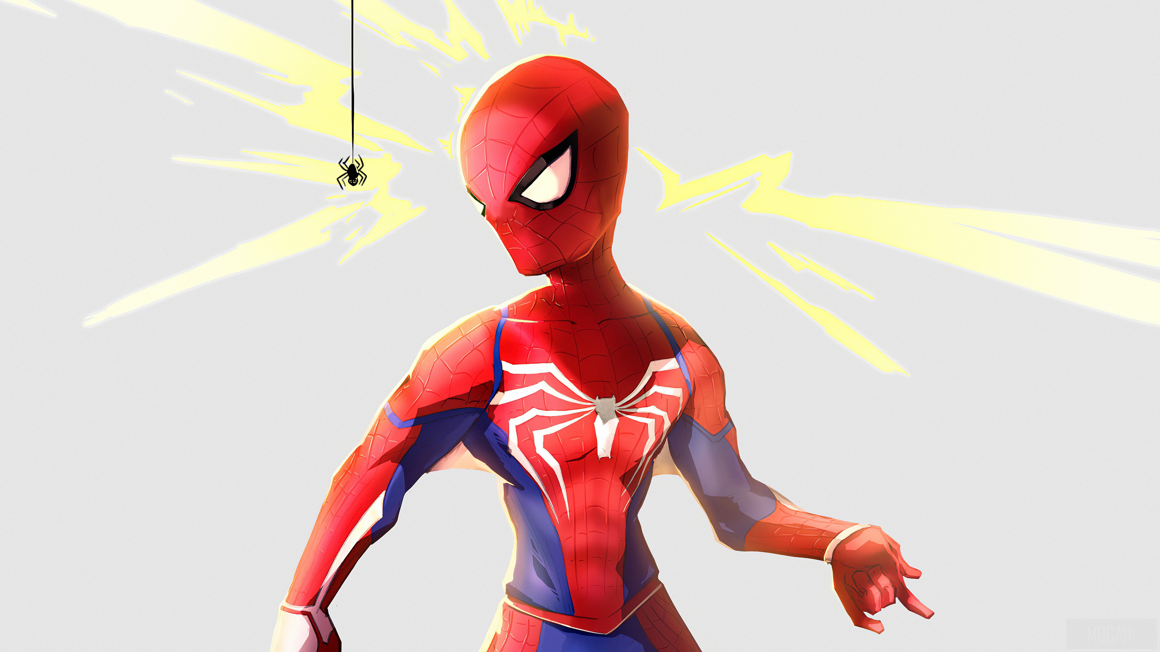 Spider-Man with Spider Sense 4K HD Wallpaper