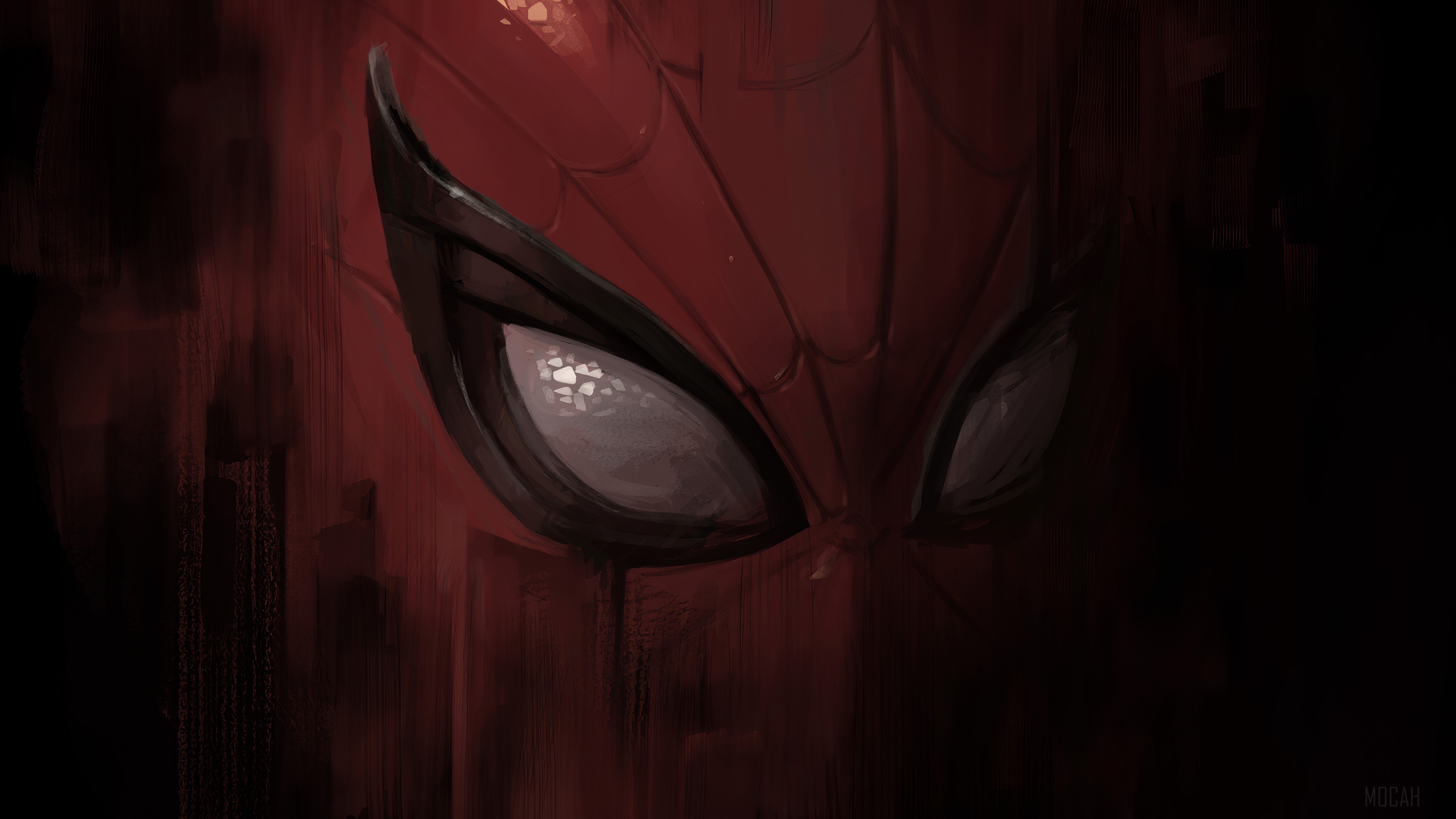 Spider-Man Mask 4K HD Wallpaper