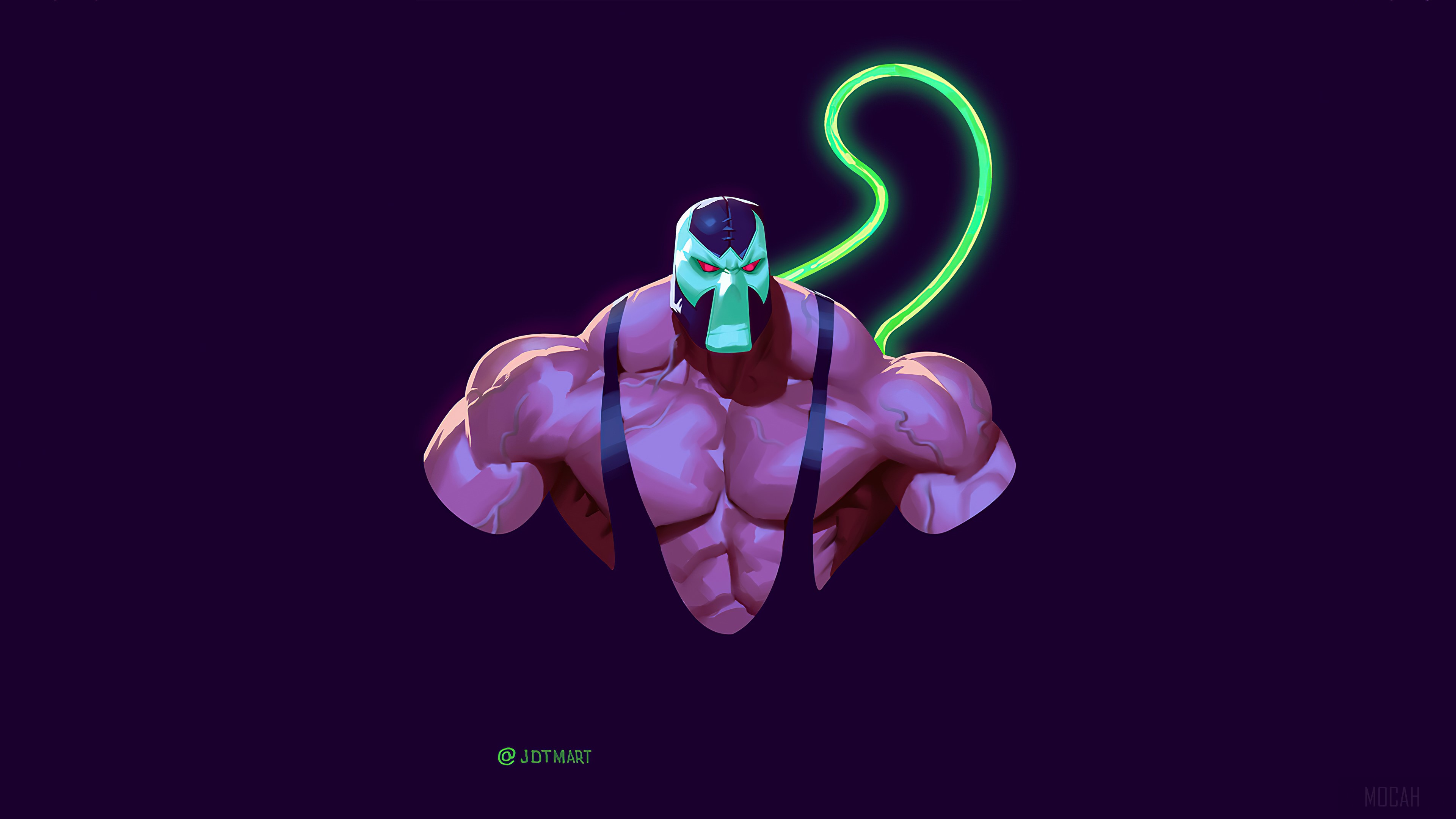 Bane from DC Comics Minimal Art 4K HD Wallpaper