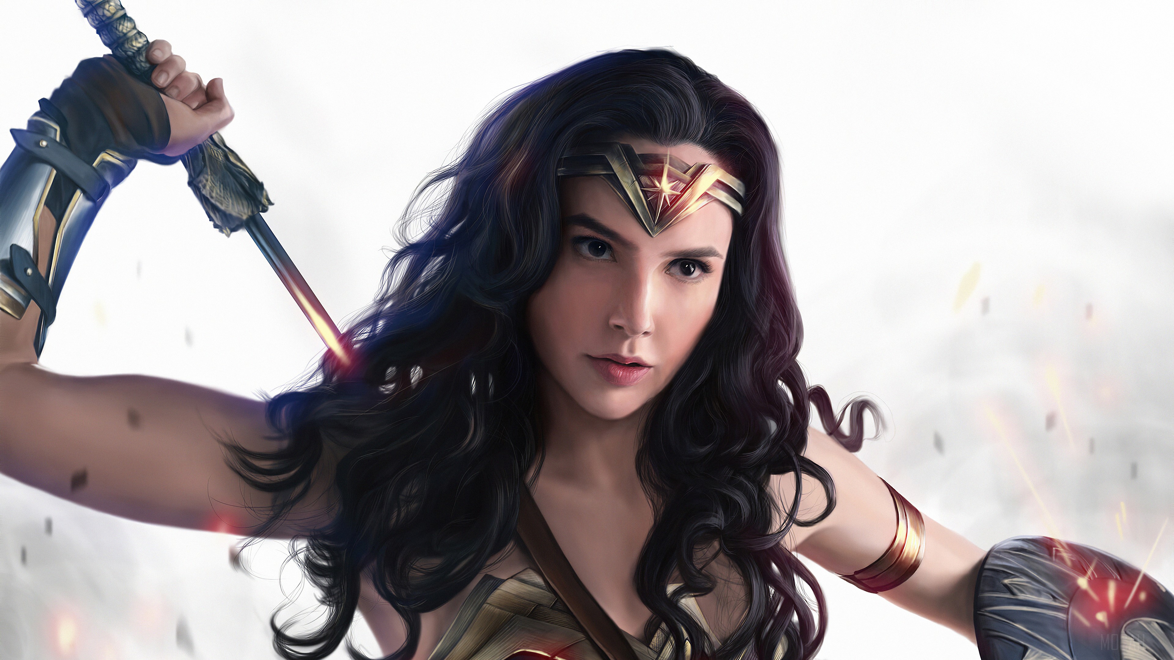 Wonder Woman from DC Comics Artwork 4K HD Wallpaper
