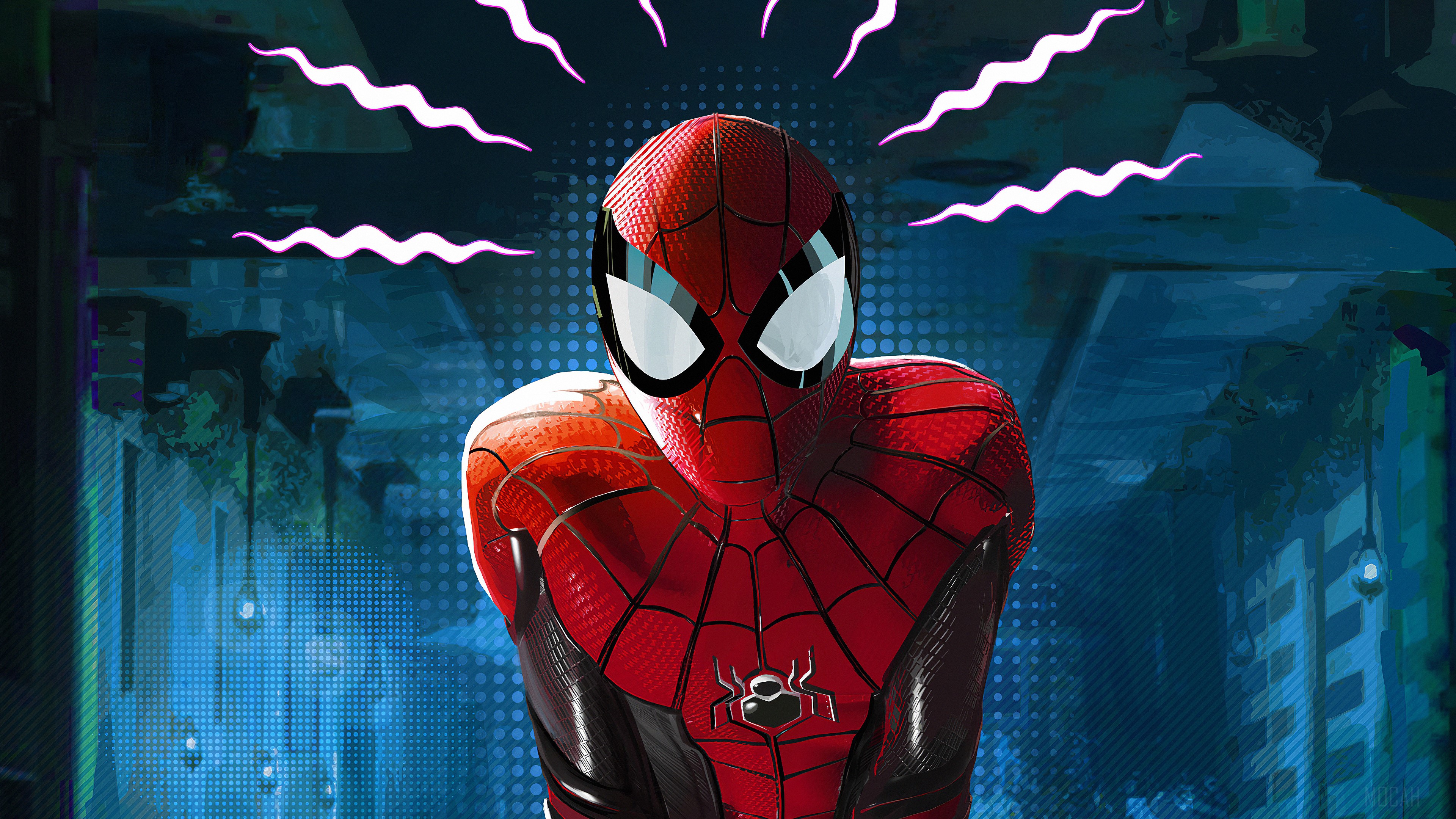 Spider-Man's Spider-Sense 4K HD Wallpaper