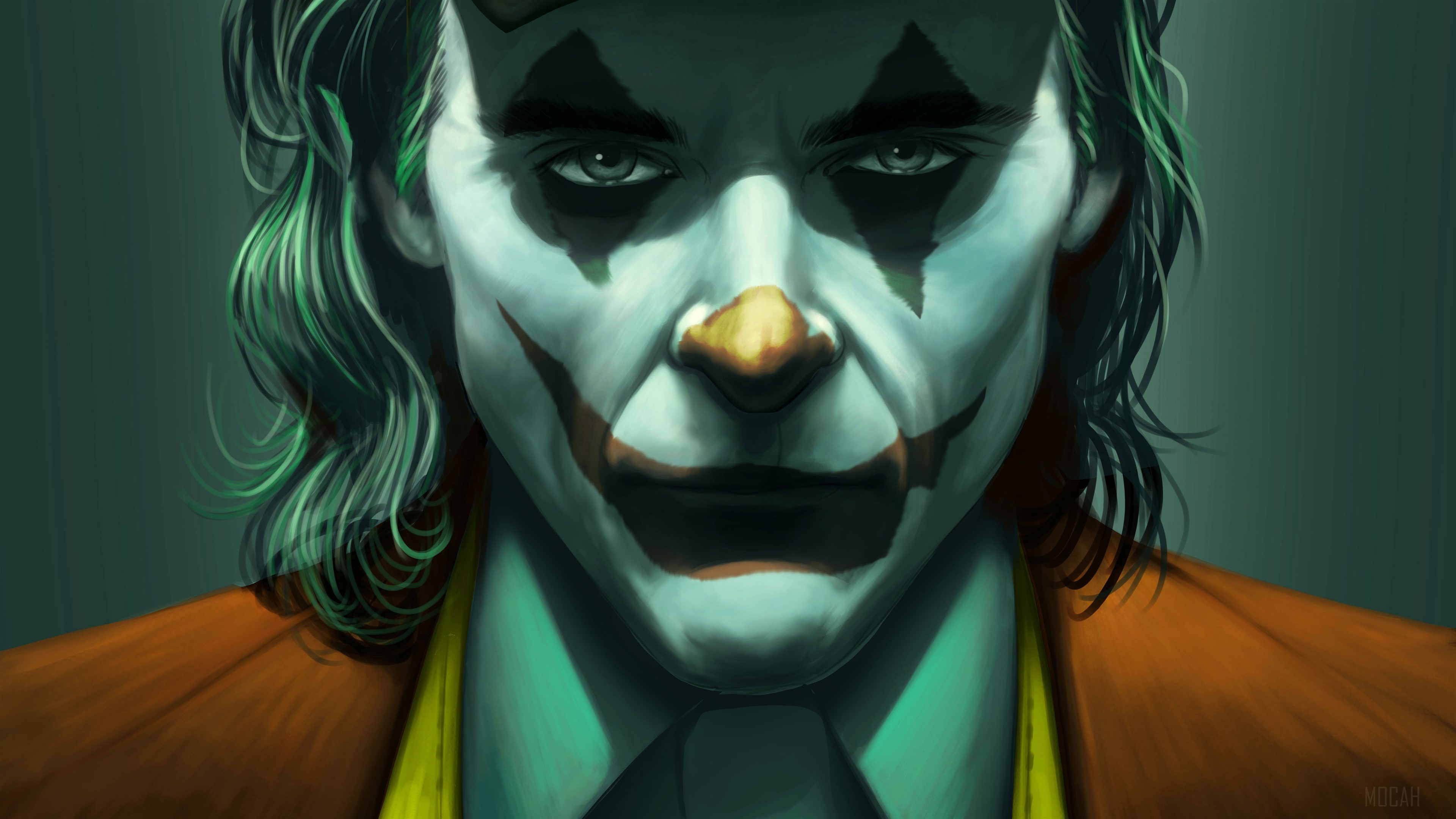 Joker Green Art HD Wallpaper