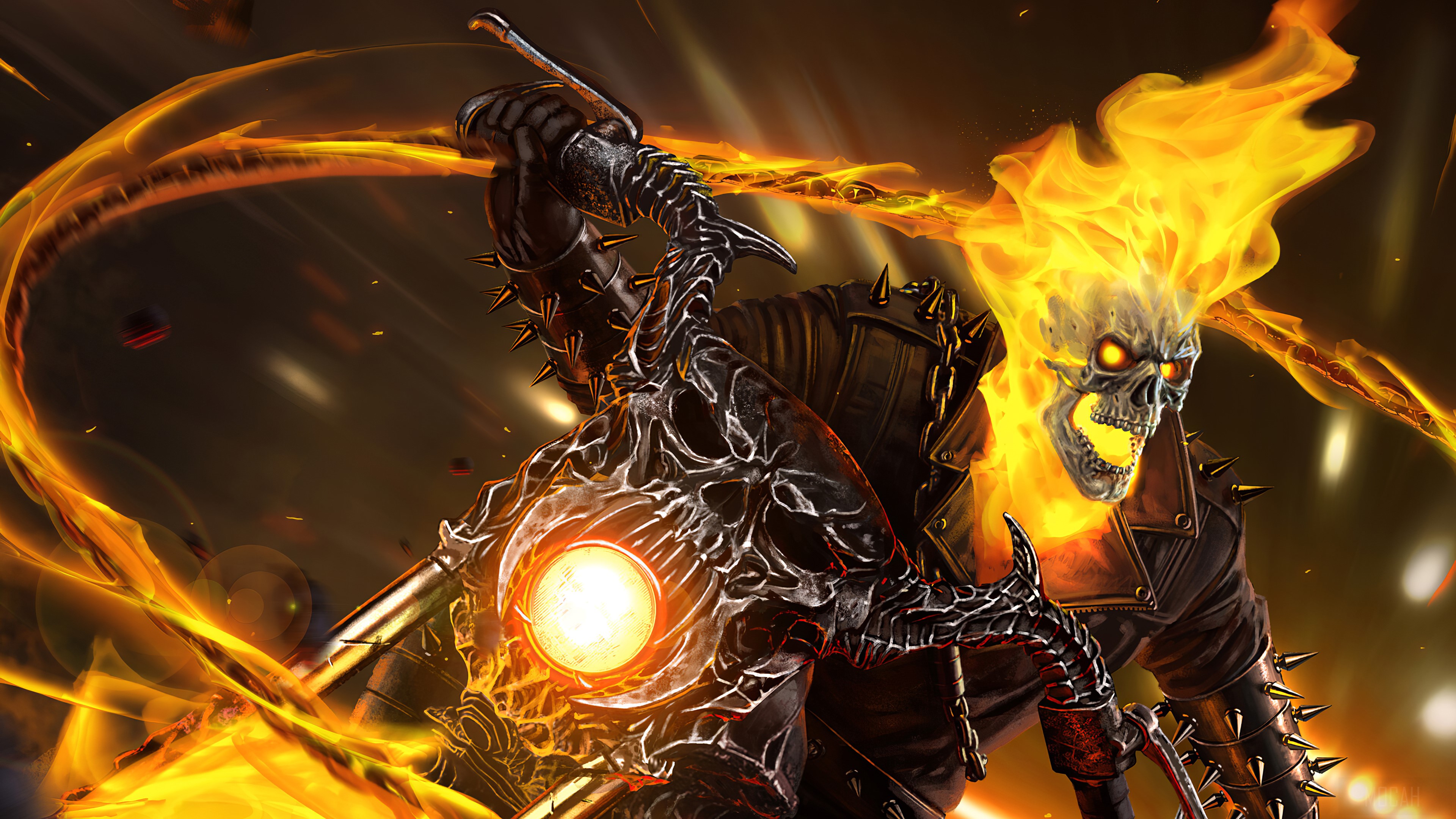 Ghost Rider from Marvel 4K HD Wallpaper