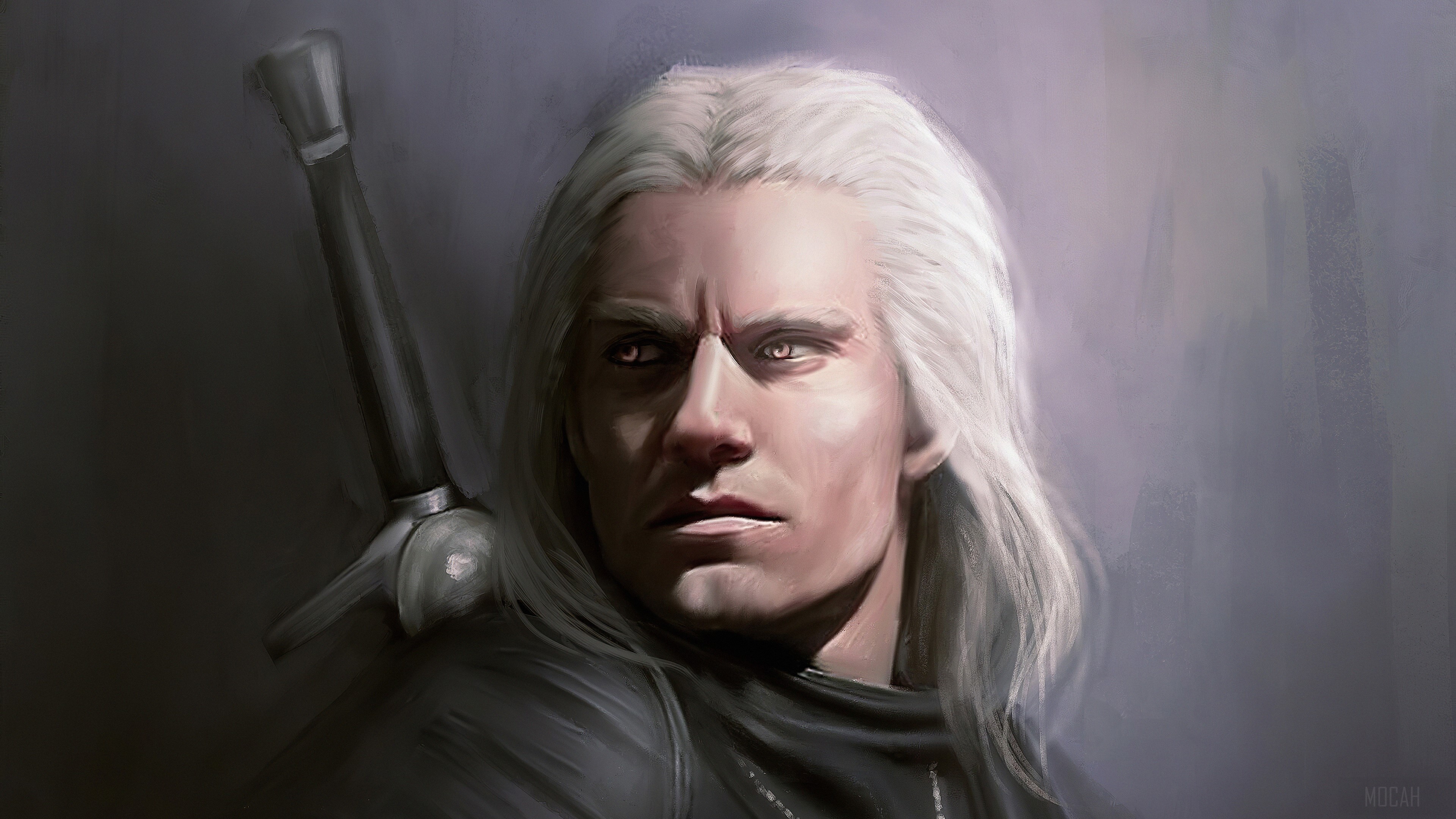 Geralt of Rivia from The Witcher 4K HD Wallpaper