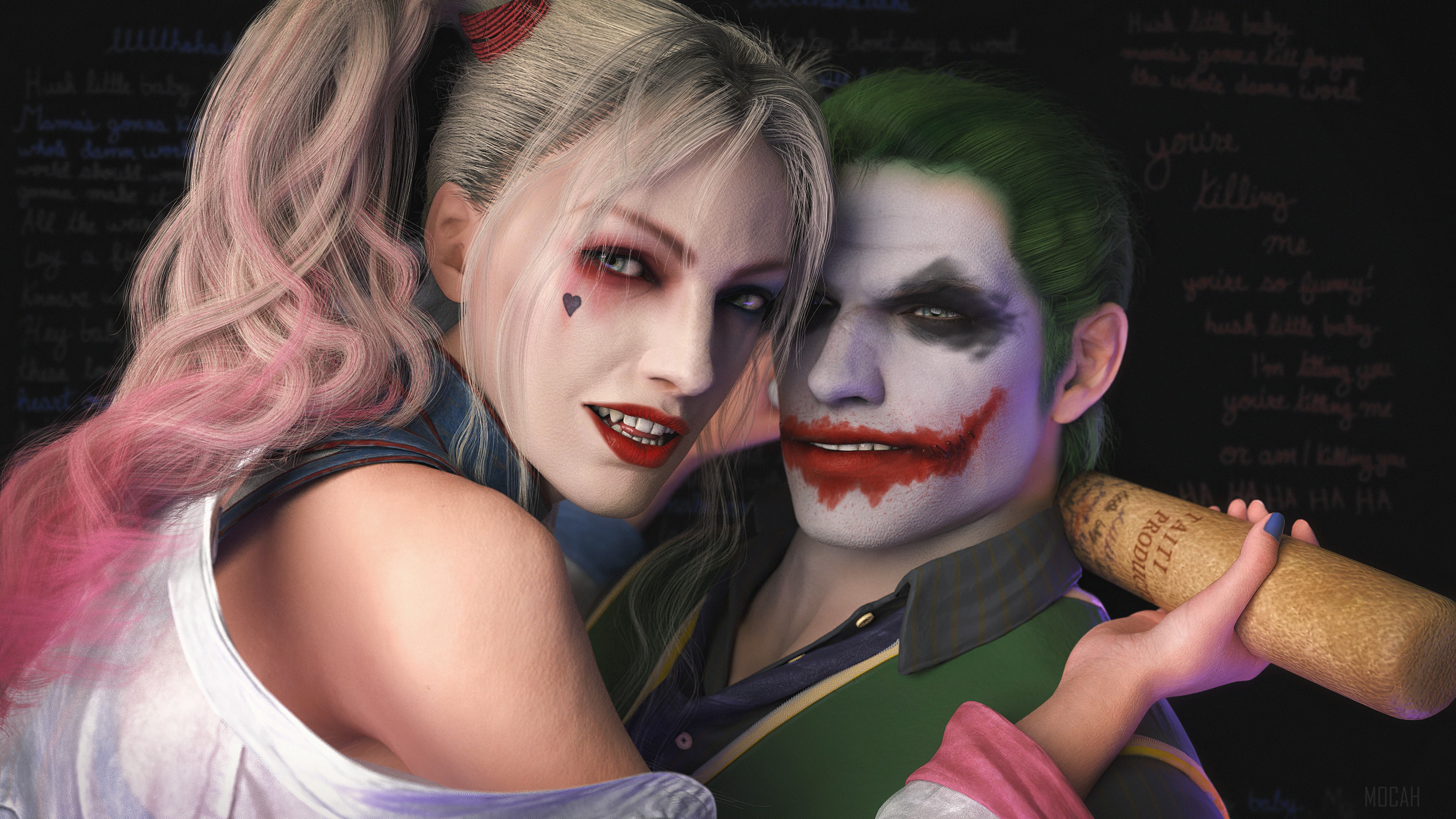 Joker and Harley Quinn 4K HD Wallpaper