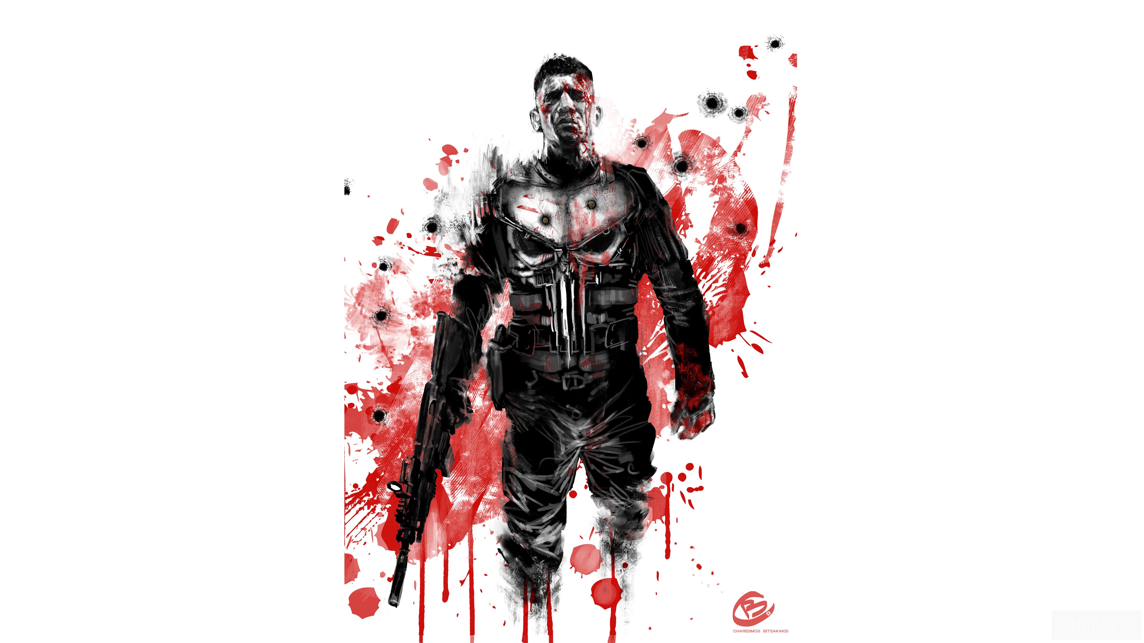 The Punisher from Marvel 4K HD Wallpaper