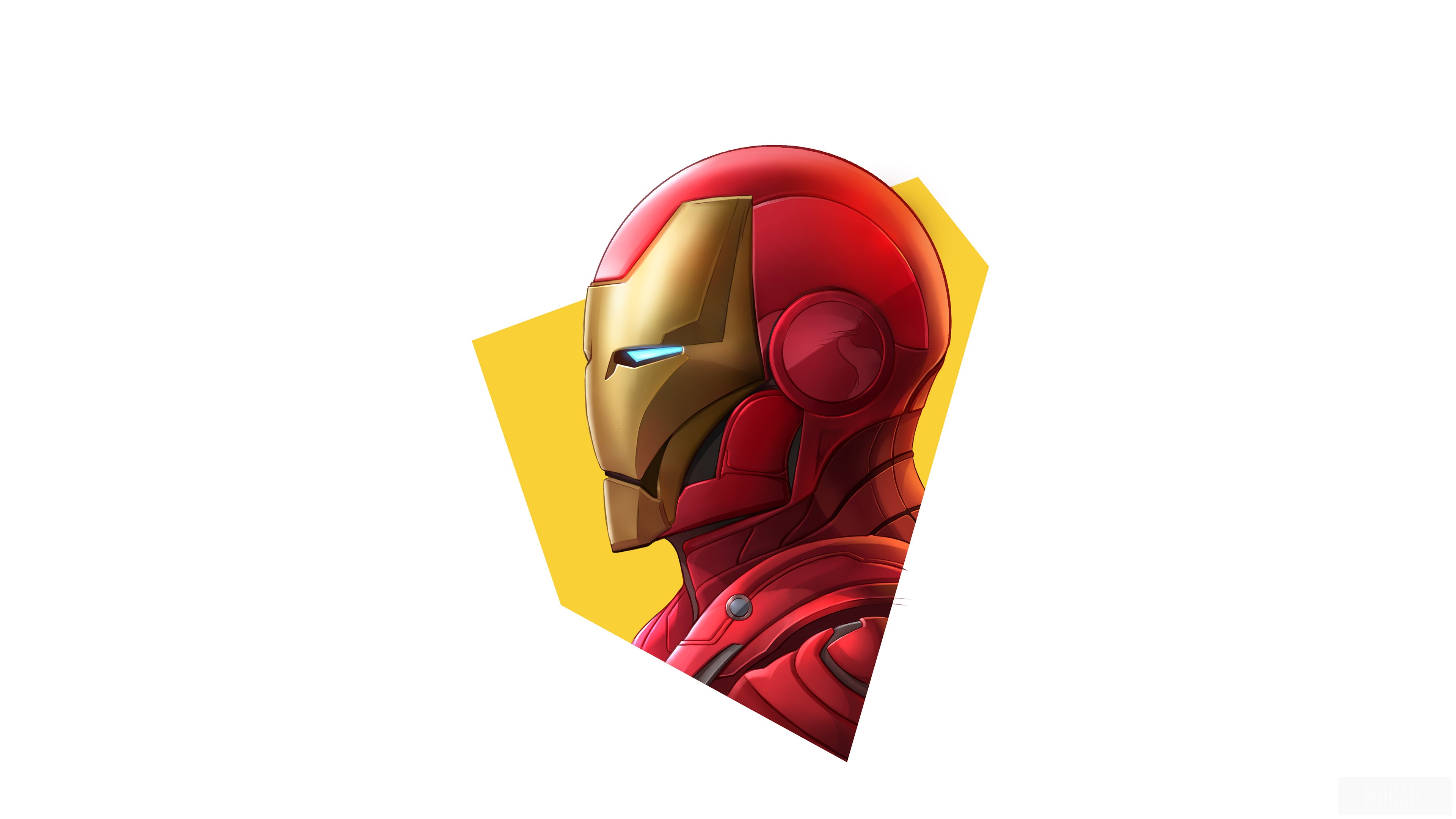 Iron Man minimal art HD Wallpaper