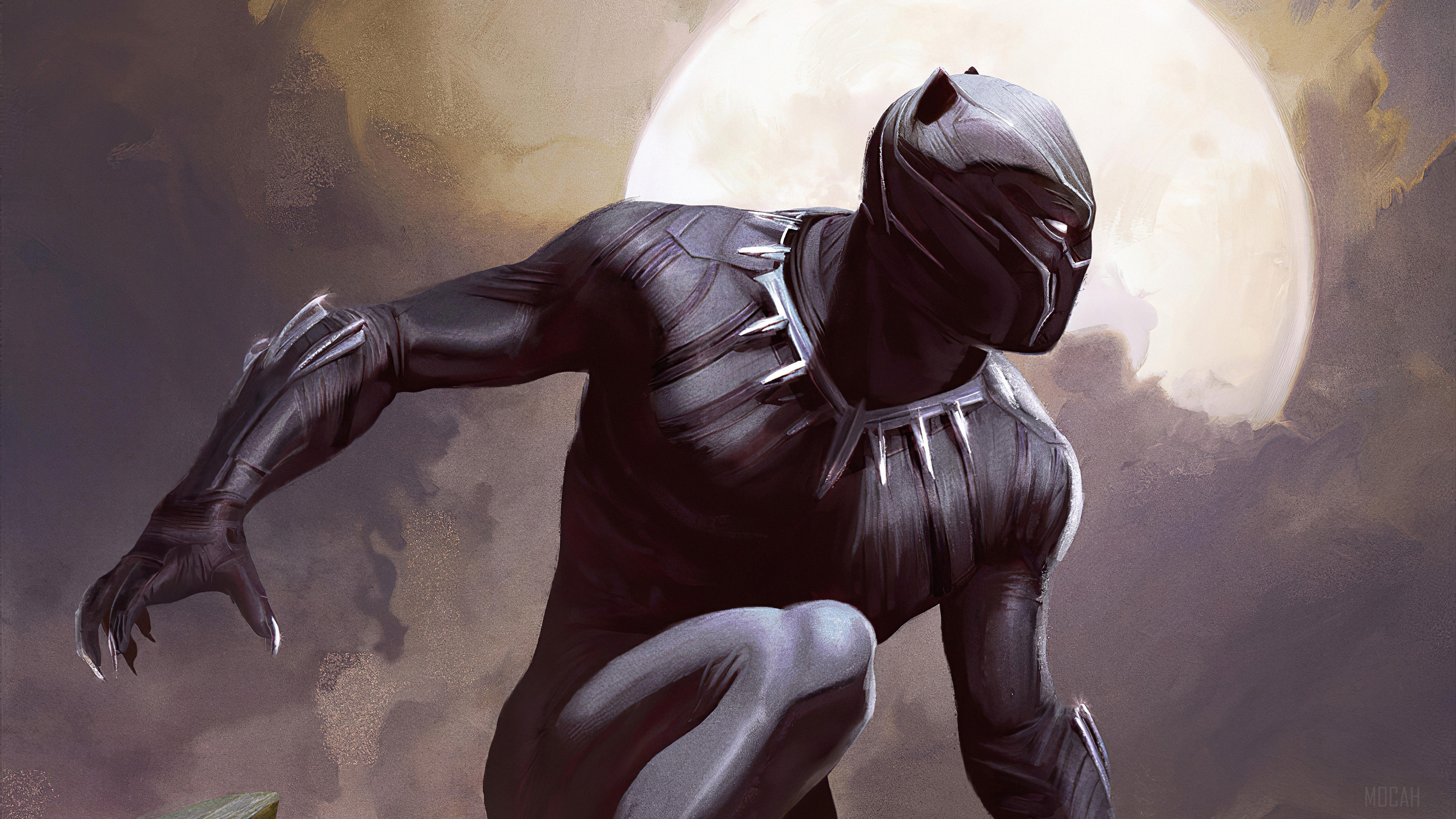 Black Panther Artwork HD Wallpaper
