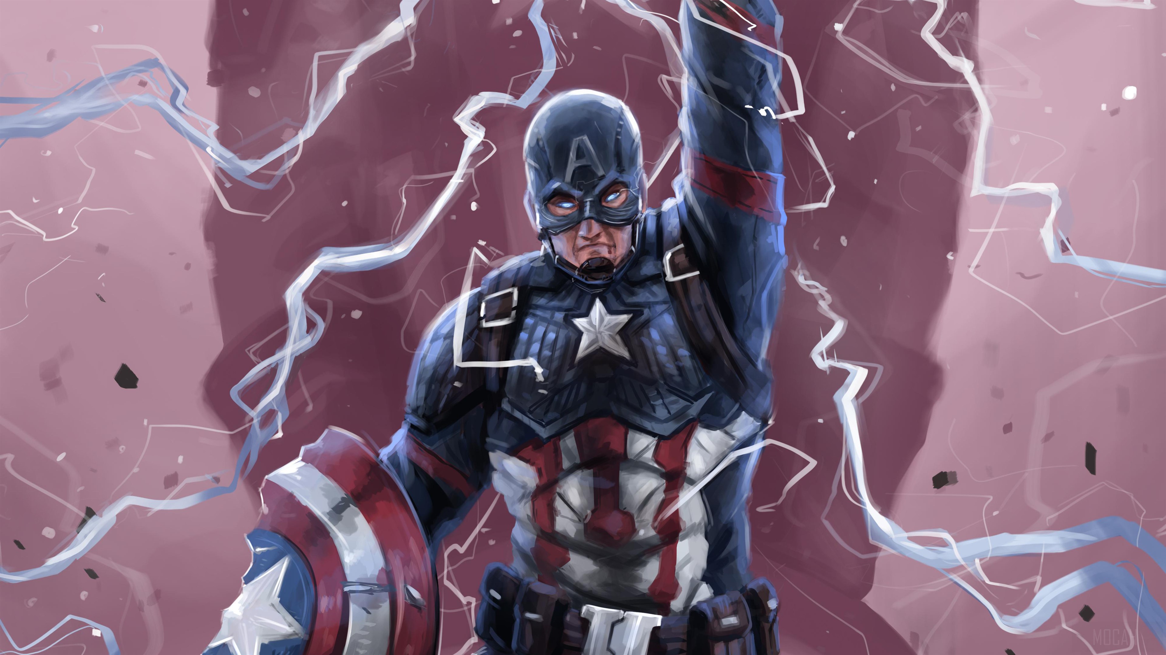 Captain America Art HD Wallpaper