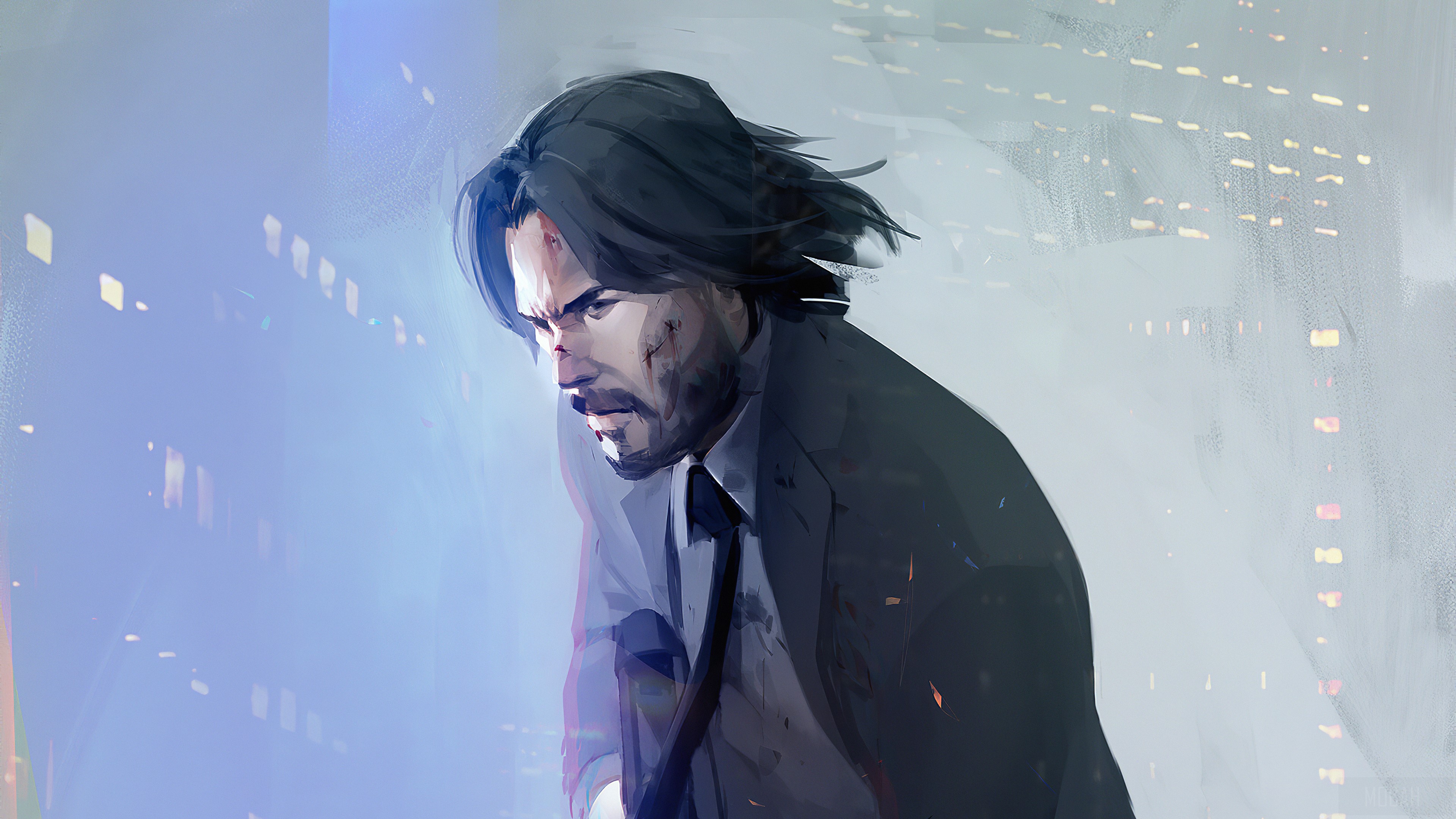 John Wick Artwork 4K HD Wallpaper