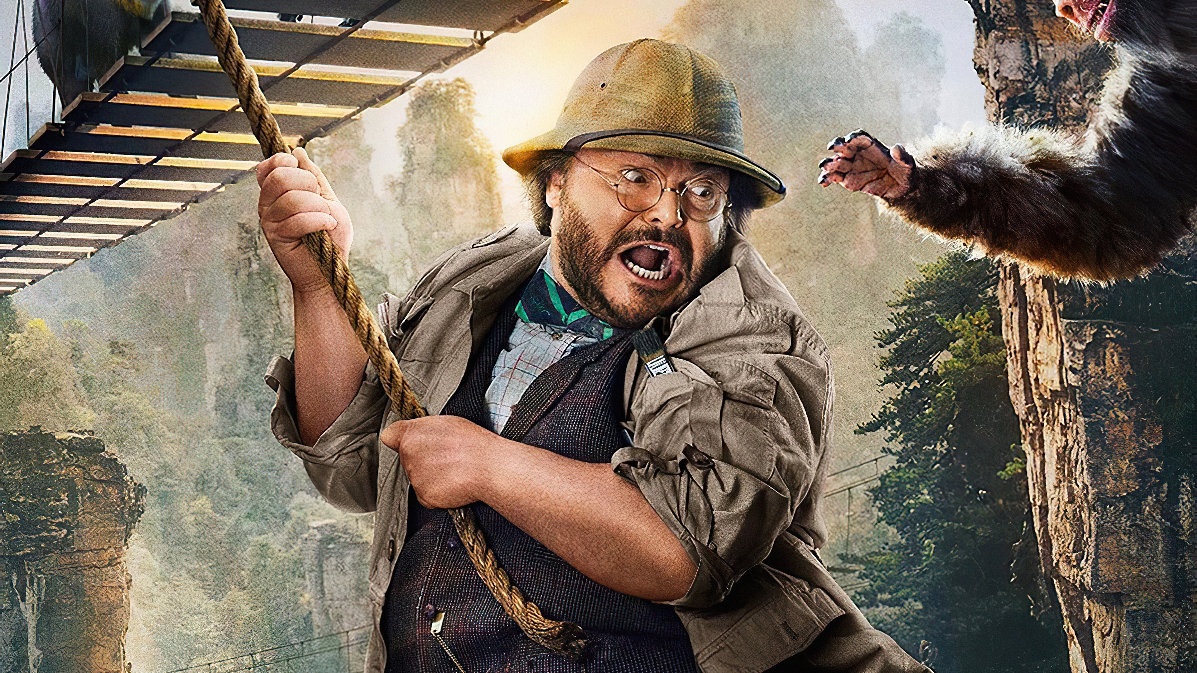Jack Black in Jumanji: The Next Level 4K HD Wallpaper