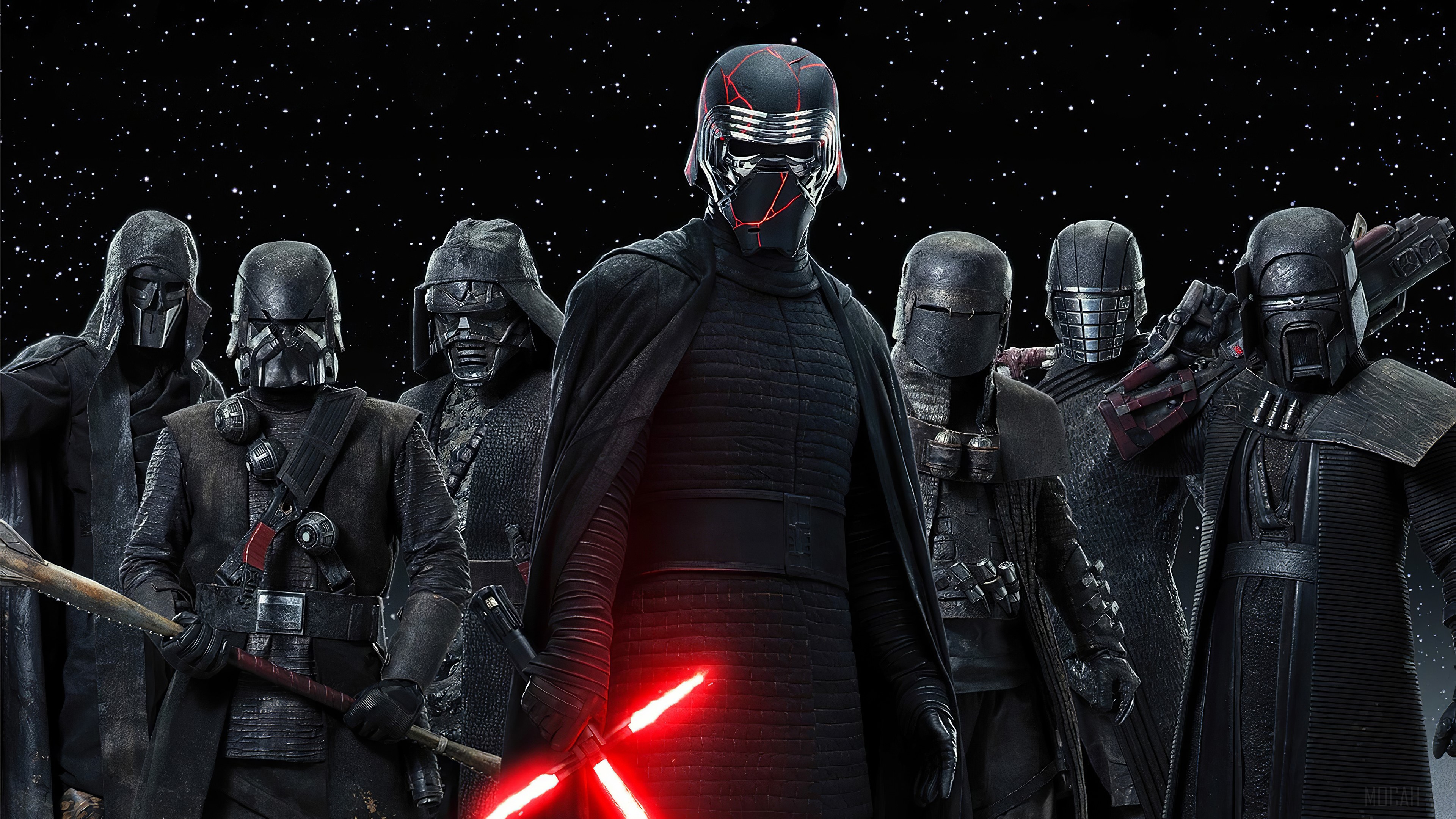 Kylo Ren and Knights of Ren from Star Wars The Rise Of Skywalker 4K HD Wallpaper