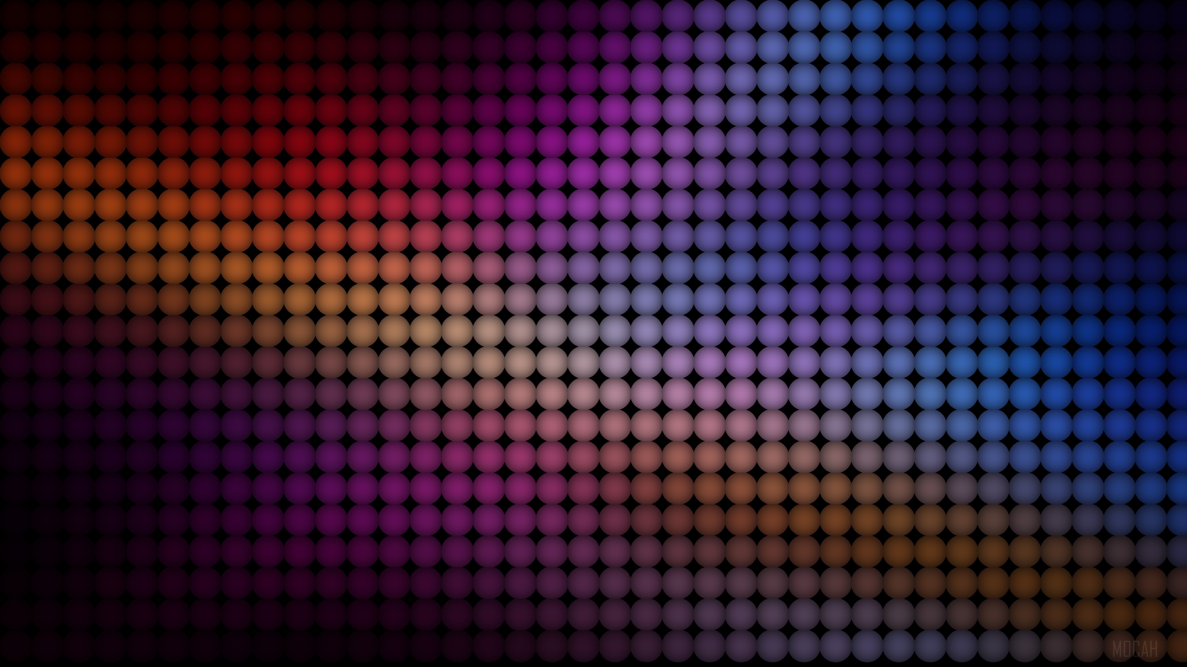 Abstract Dotted Balls 4K HD Wallpaper