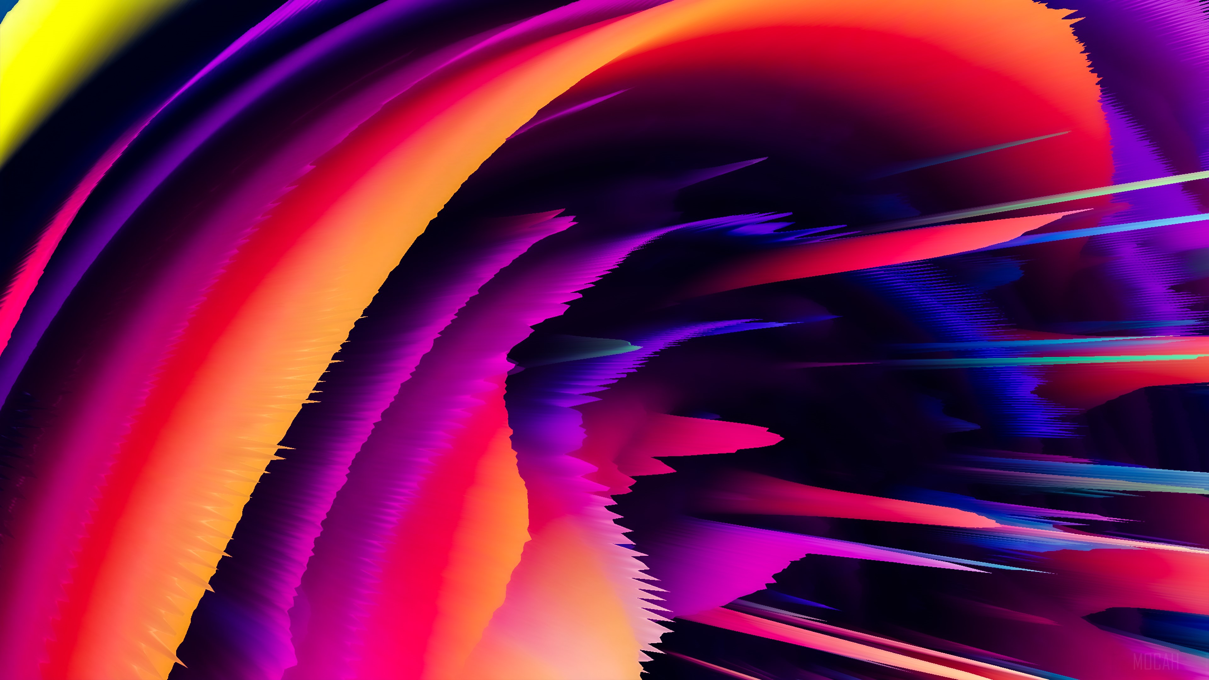 Abstract colorful light dispersion 4K HD Wallpaper