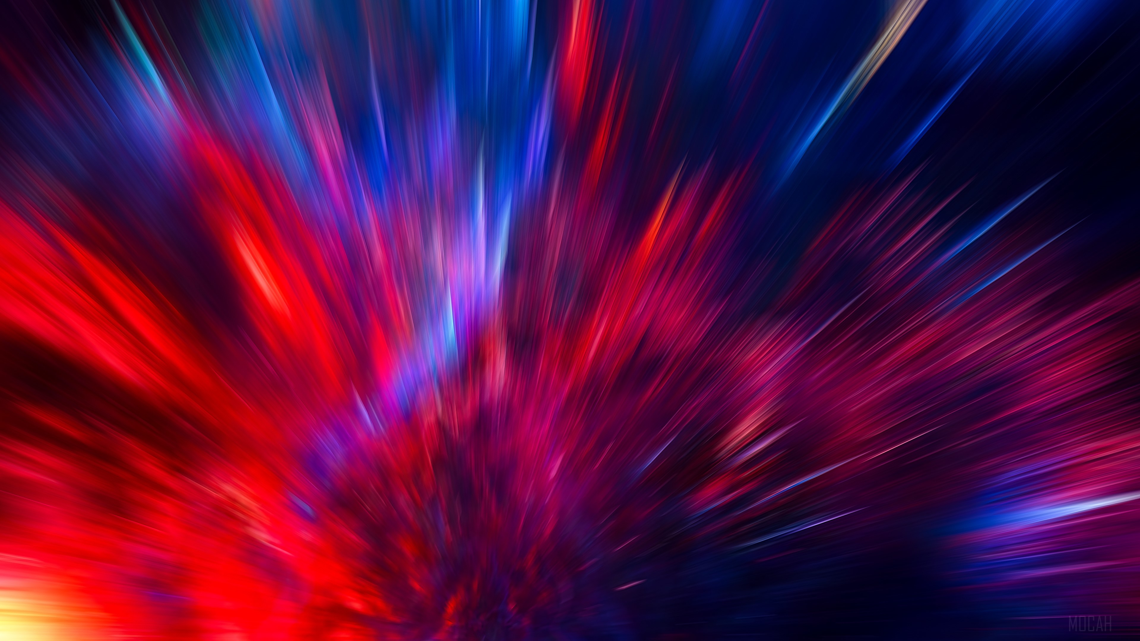 Vivid Abstract Color Dispersion 4K HD Wallpaper