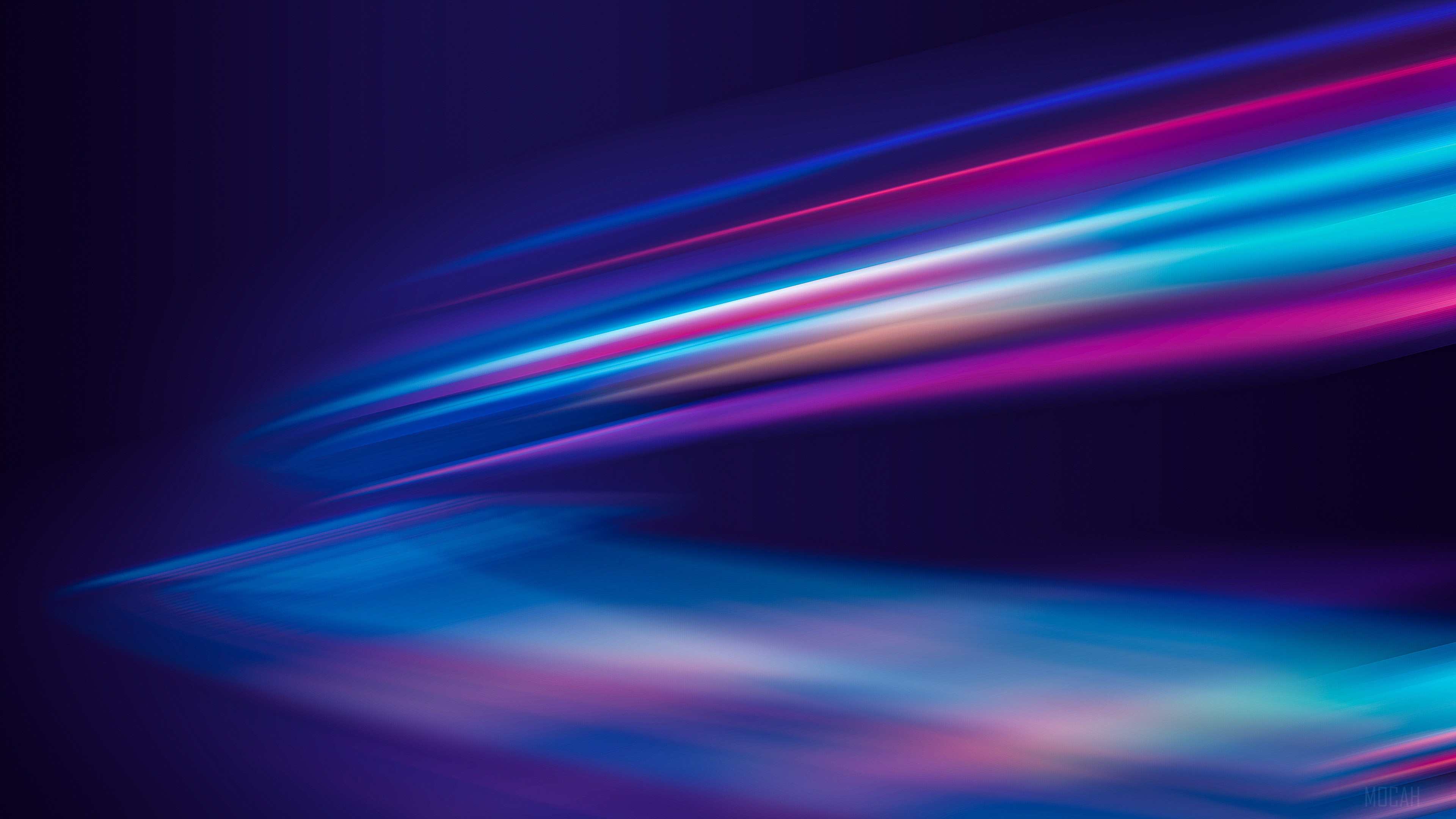 Abstract Light Streaks 4K HD Wallpaper