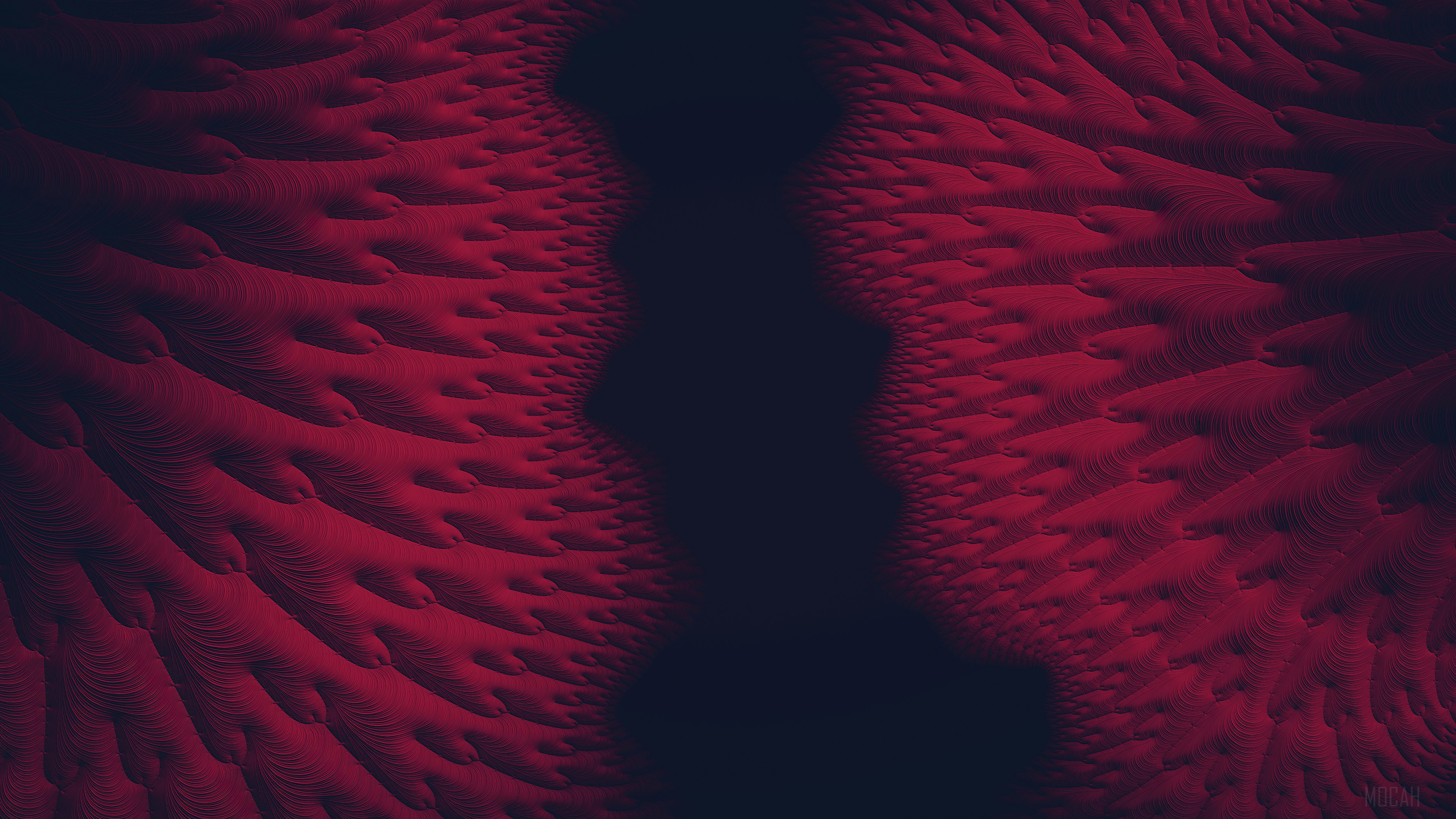 Ominous Fractal Pattern 4K HD Wallpaper