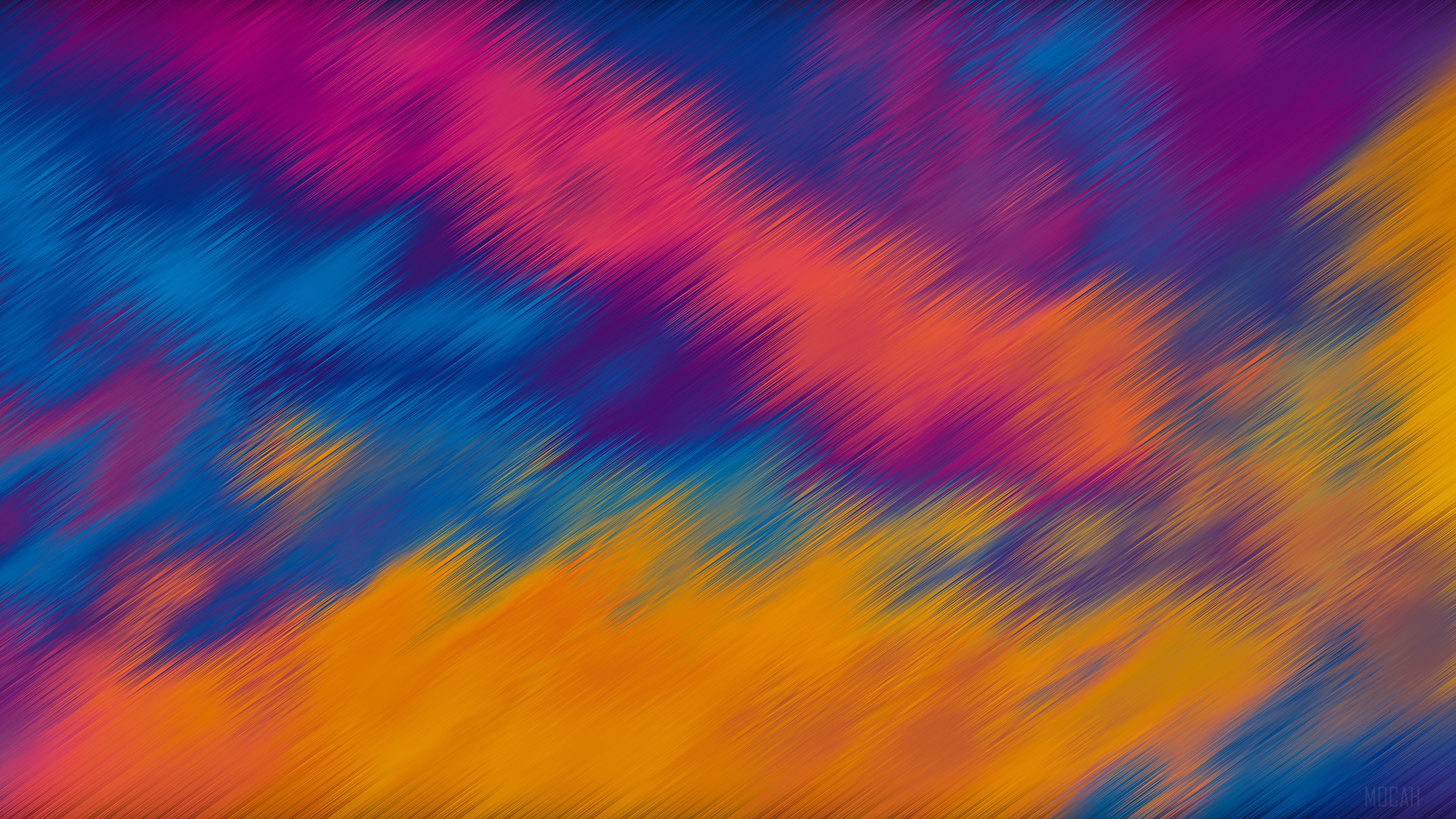 Abstract scratches in vibrant colors HD Wallpaper