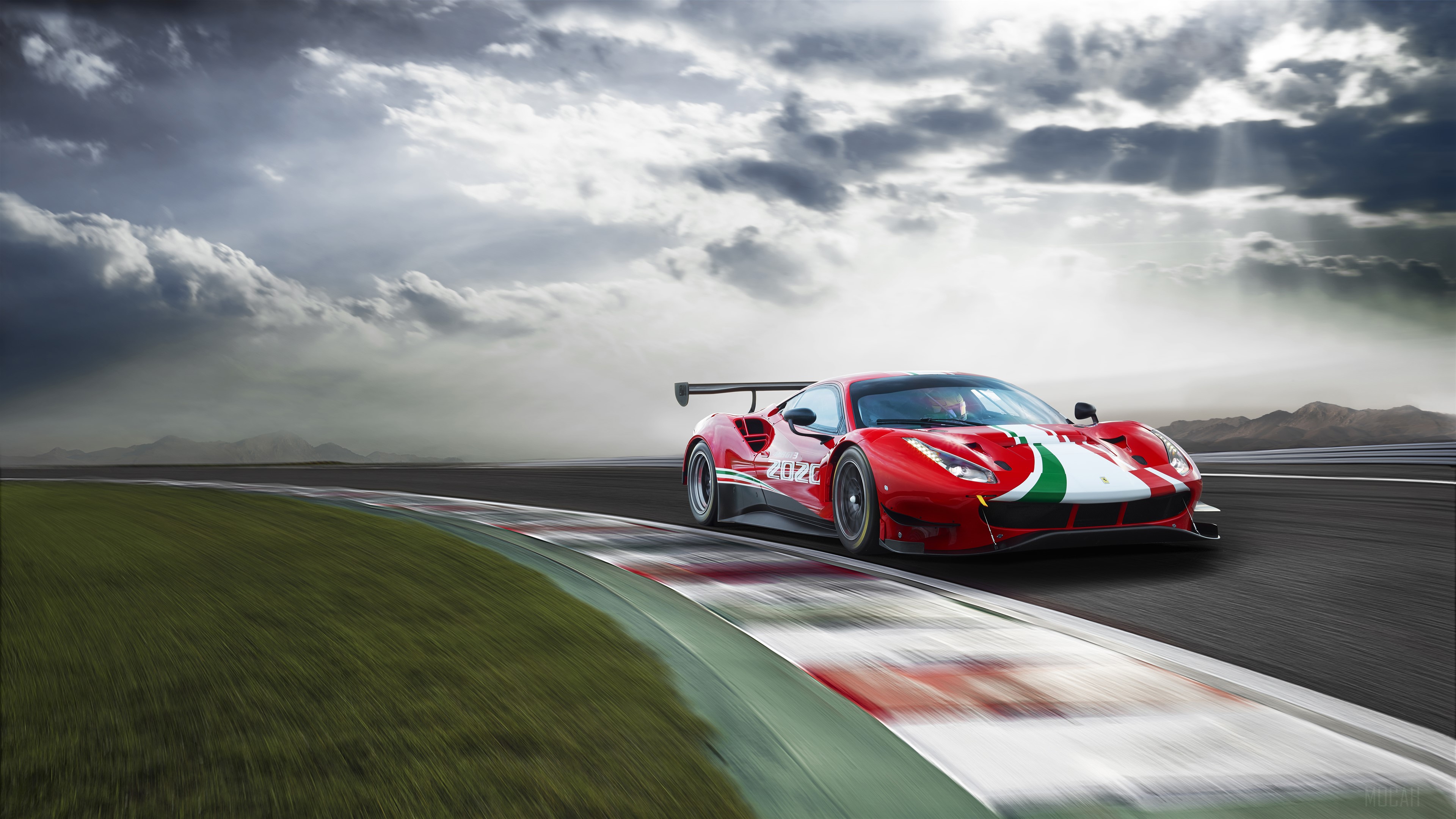 Ferrari 488 GT3 Evo 2020 HD Wallpaper