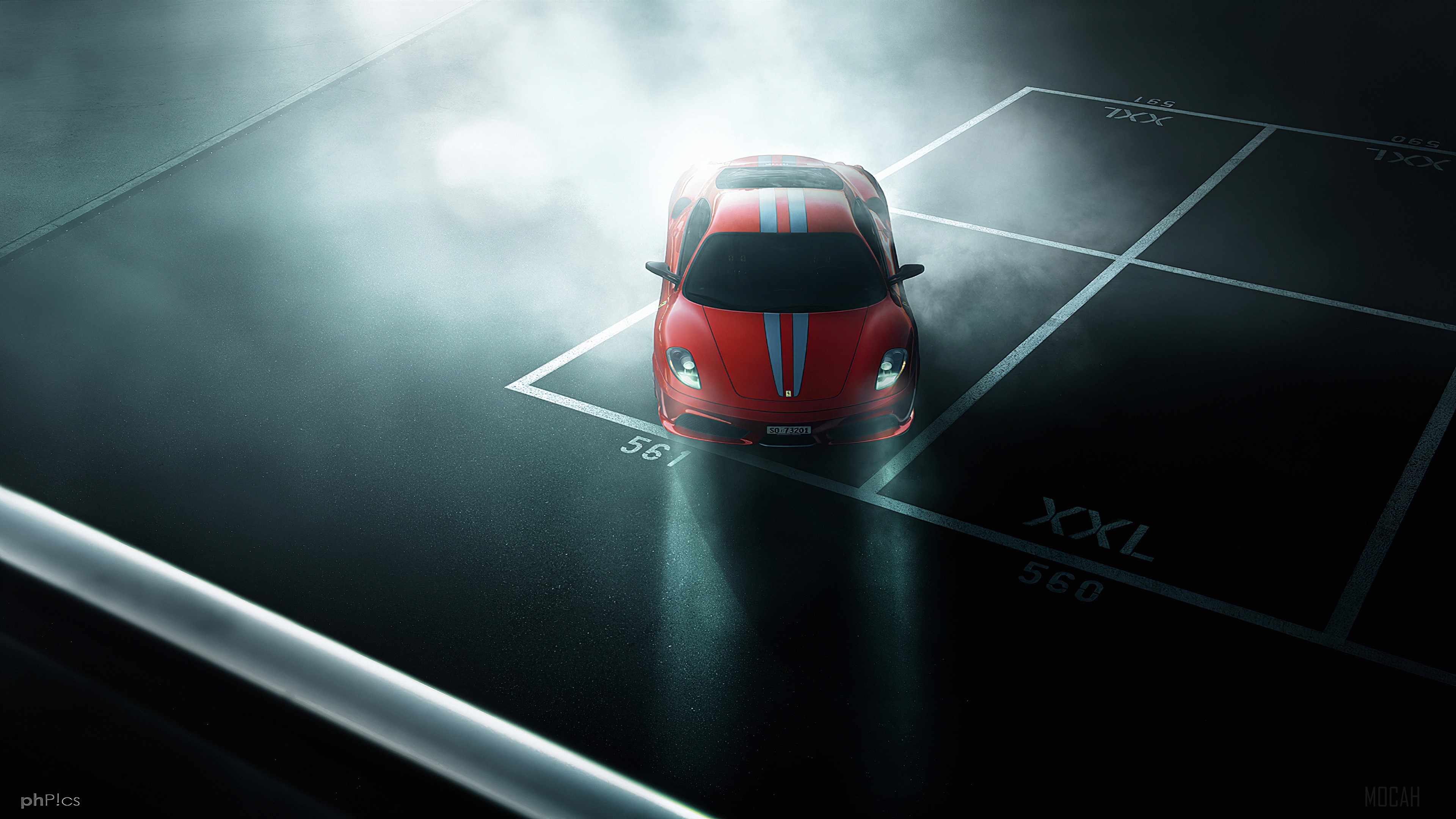 Red Ferrari 488 Pista 2019 4K HD Wallpaper