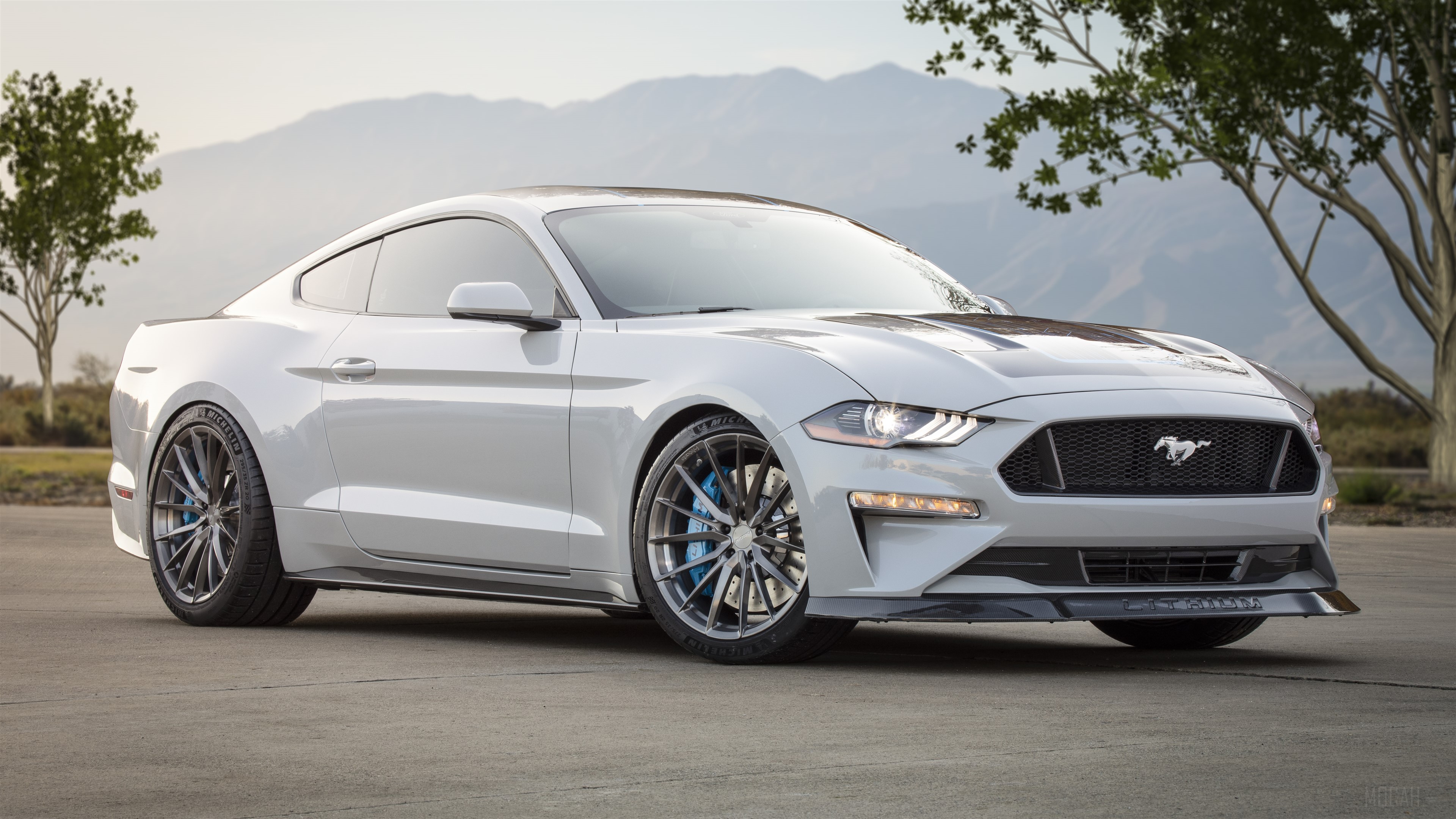 2019 Ford Mustang Lithium 4K HD Wallpaper