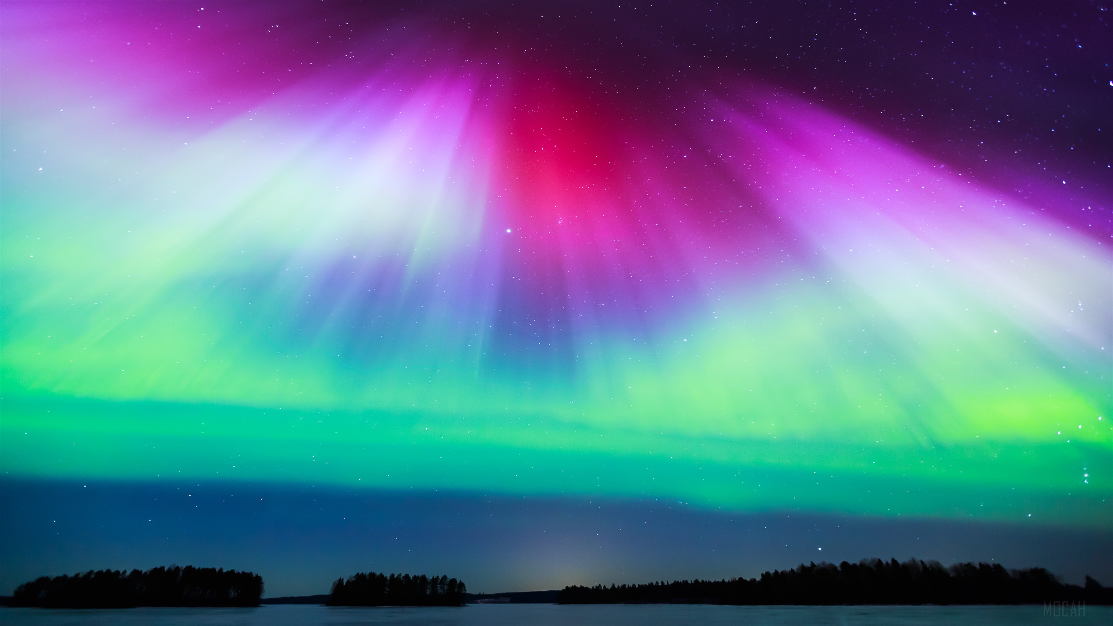 Aurora Borealis Nature HD Wallpaper
