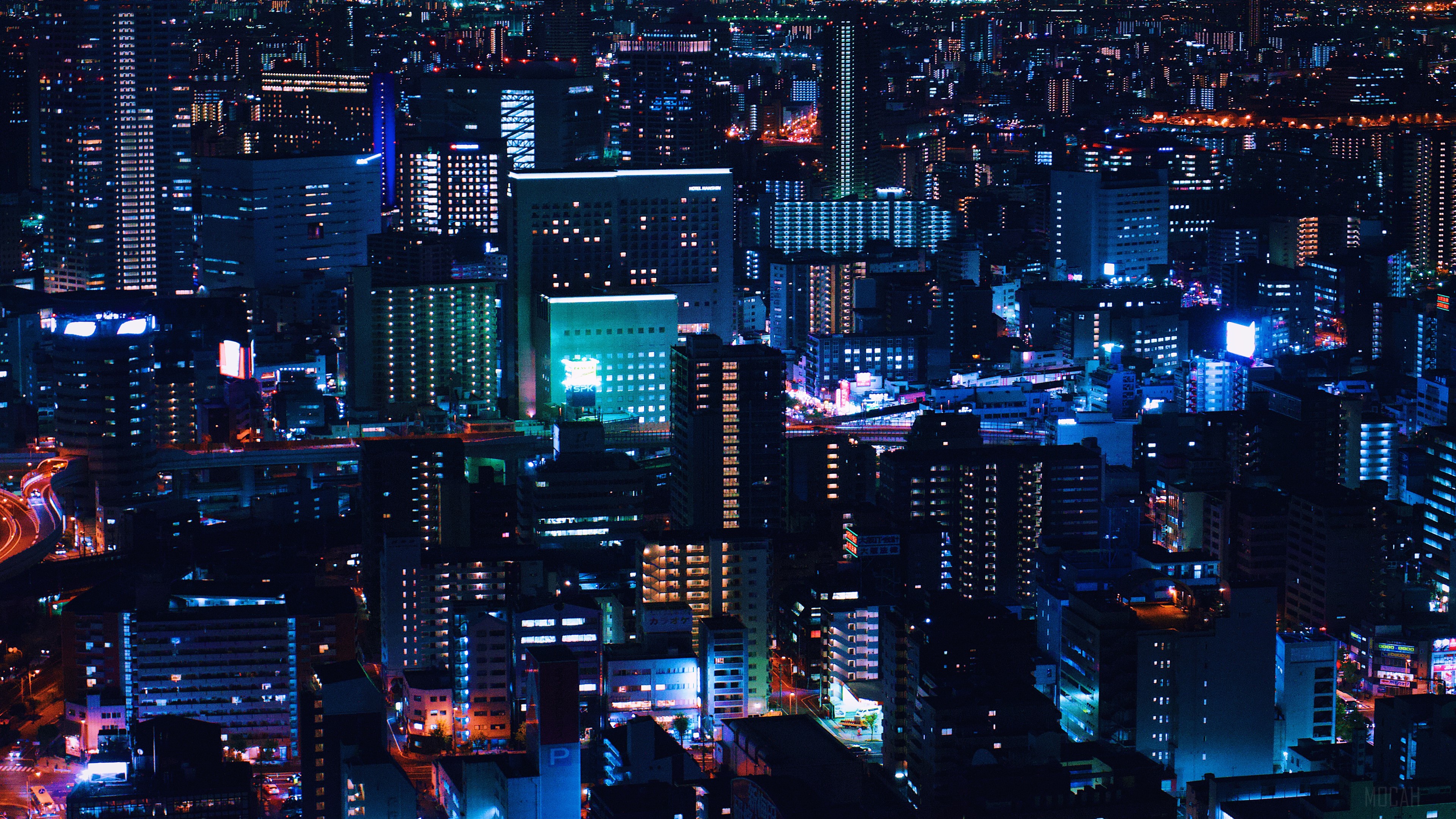 Urban Night Cityscape 4K HD Wallpaper