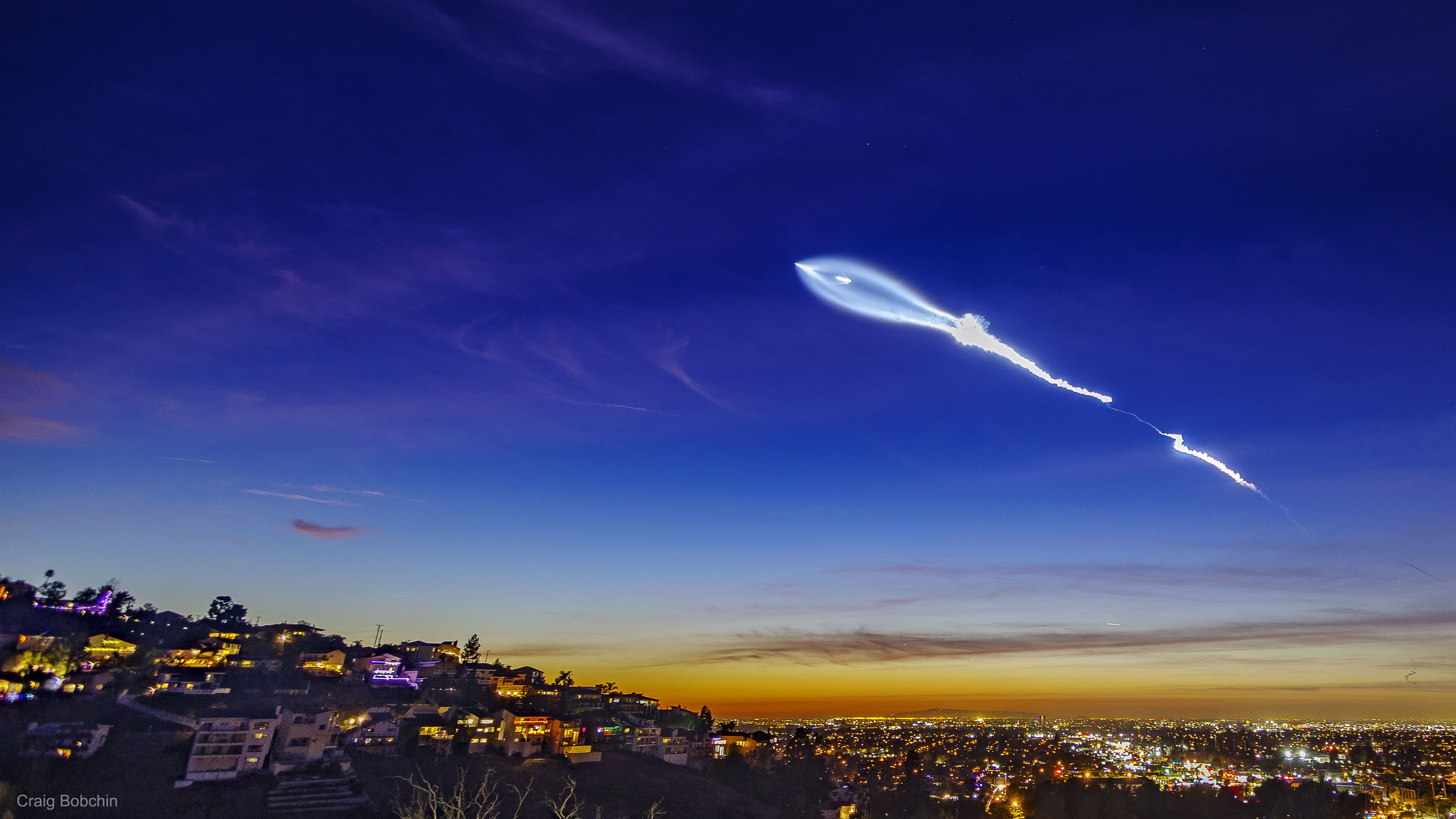 SpaceX Falcon Rocket Launch 4K HD Wallpaper