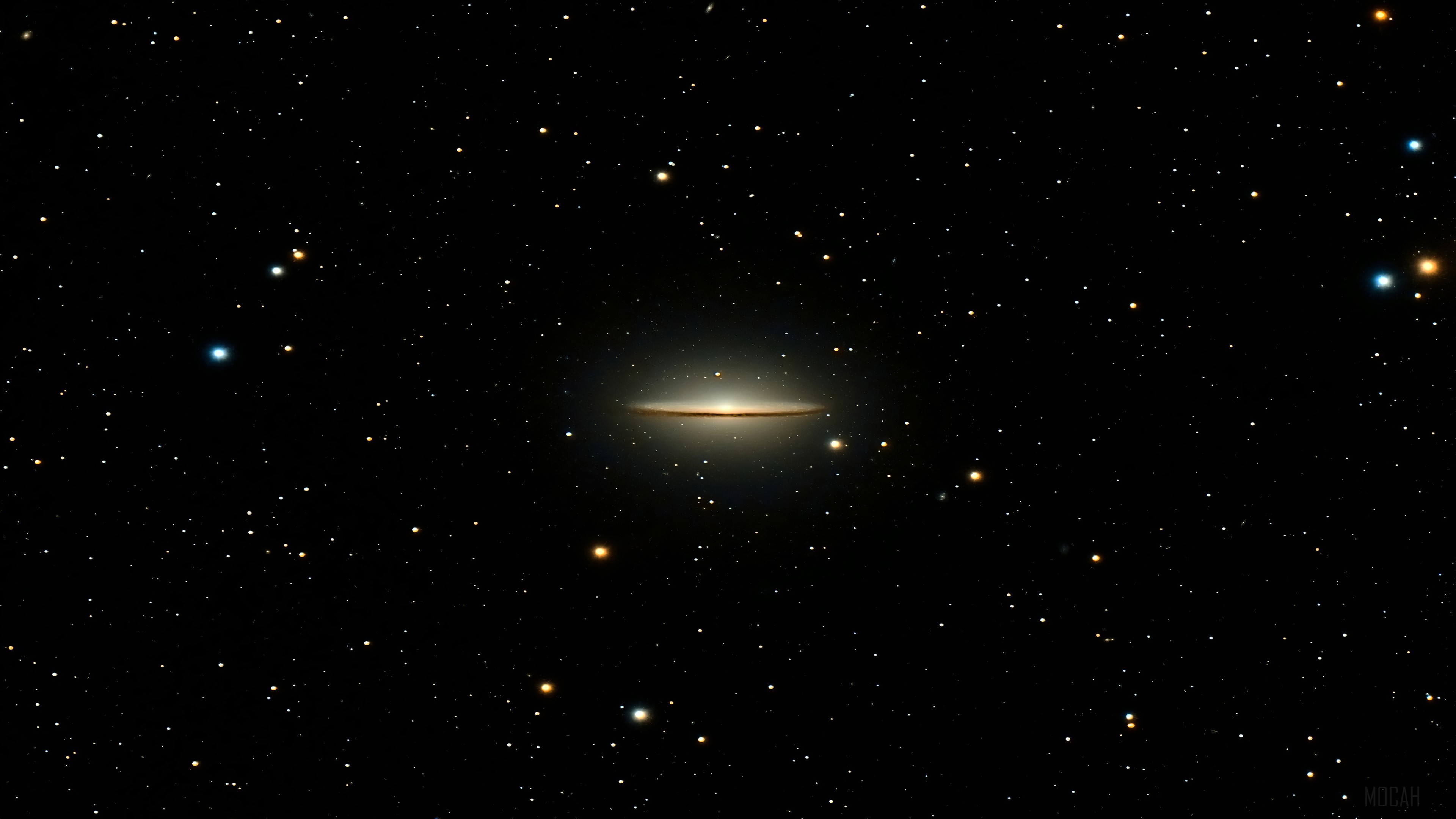Sombrero Galaxy in 4K HD Wallpaper