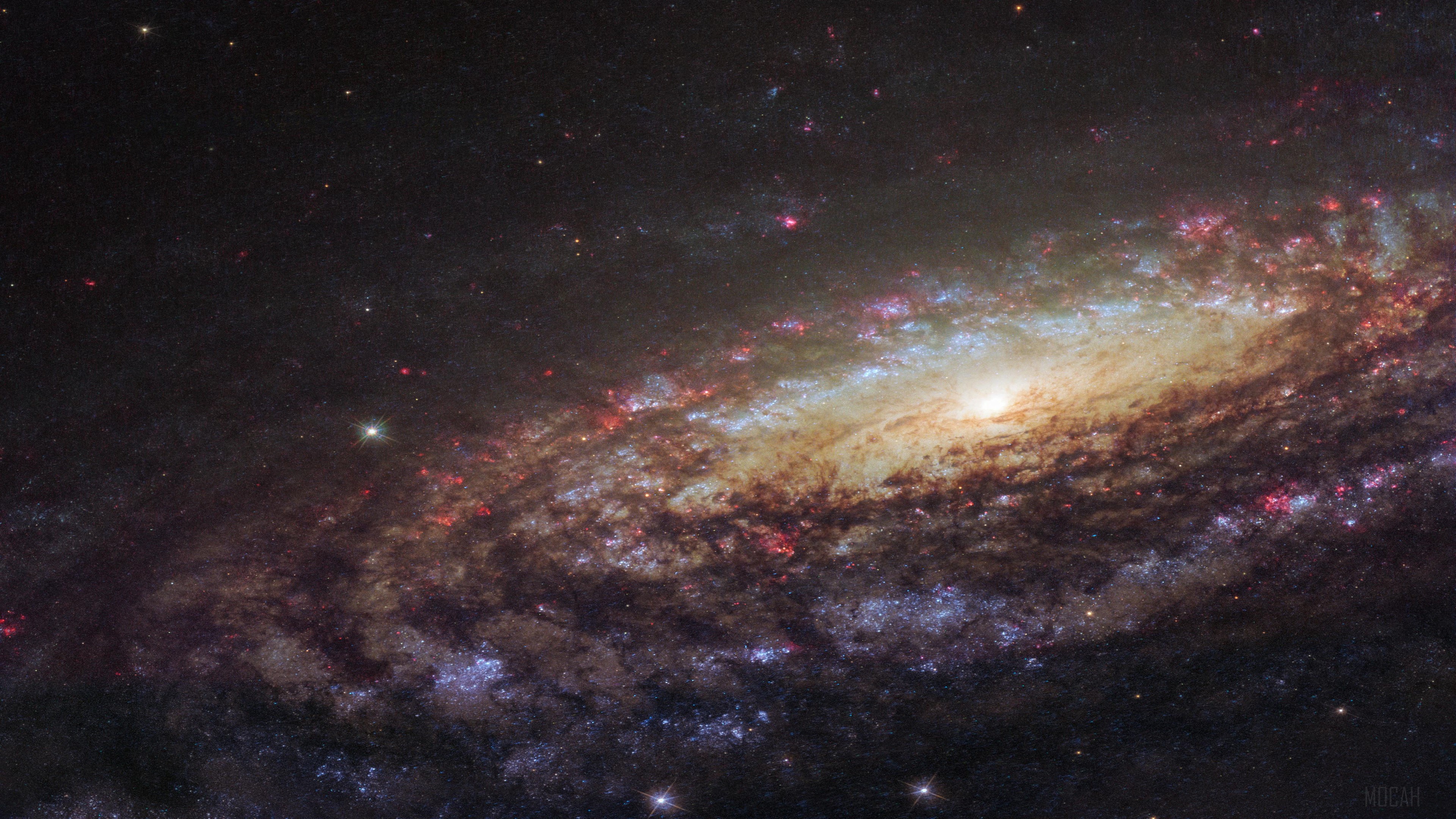 Galaxy Stars Space HD Wallpaper