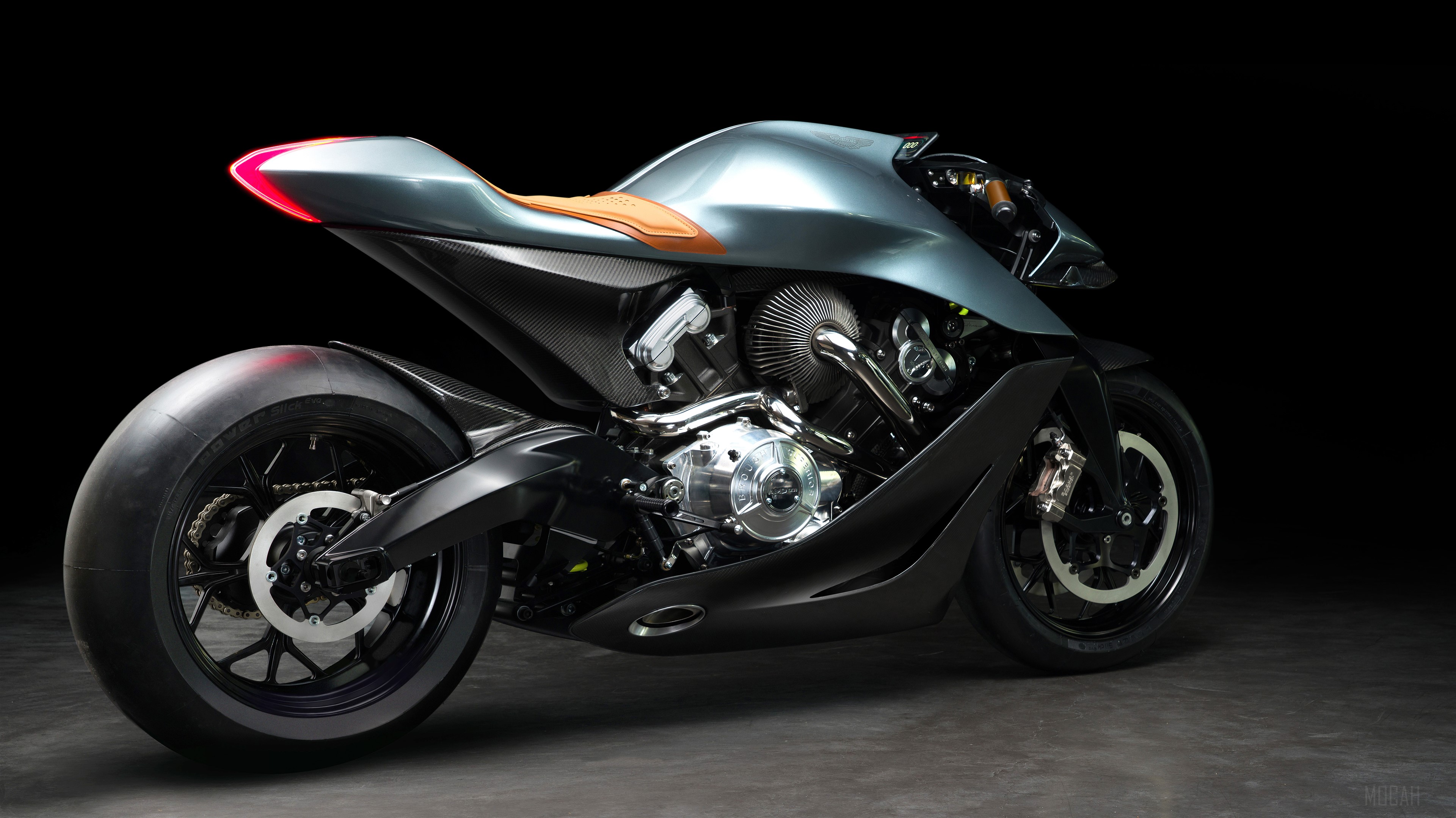 Aston Martin Brough Superior AMB 001 2019 Motorcycle HD Wallpaper