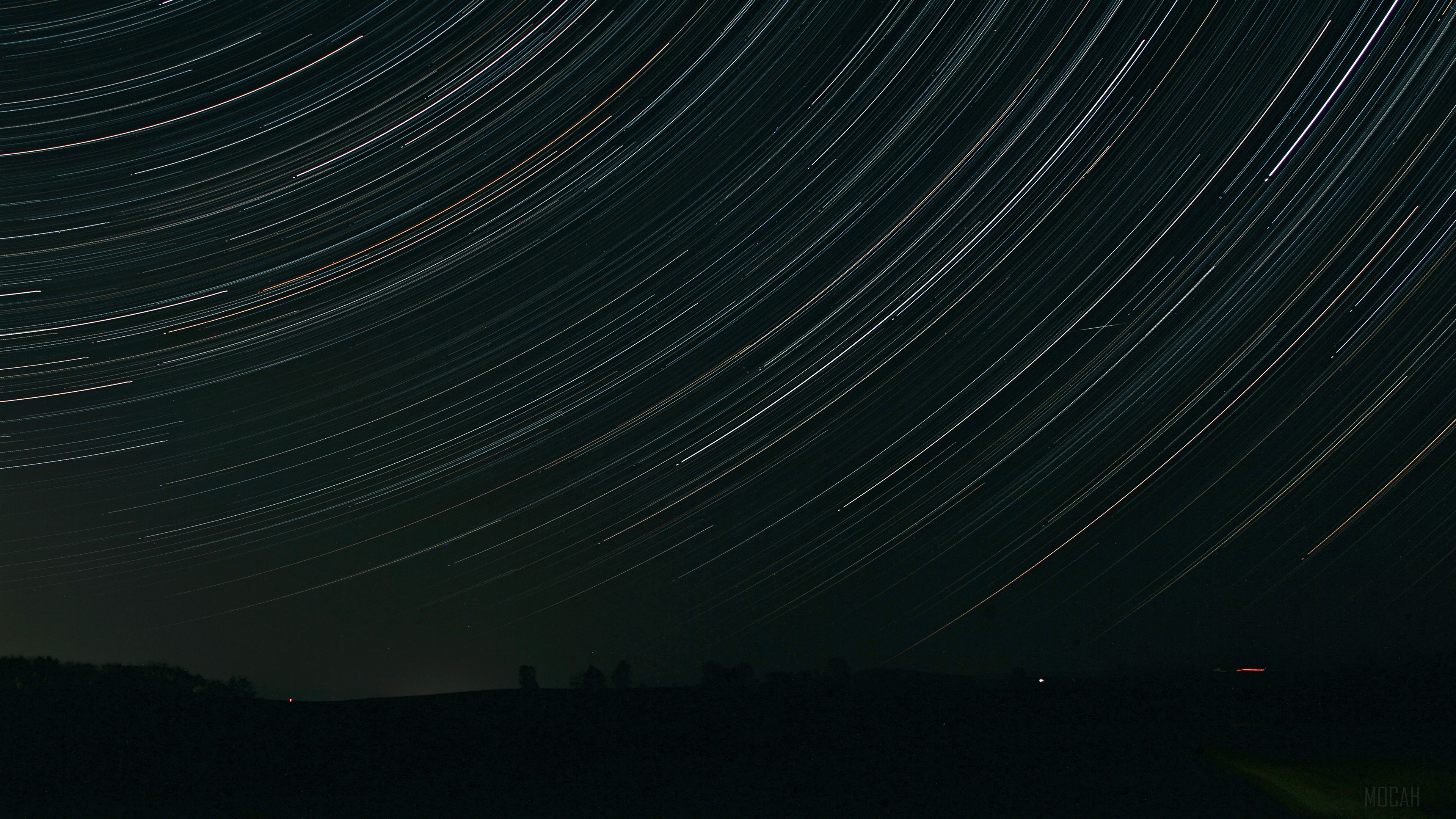 Star Trails HD Wallpaper