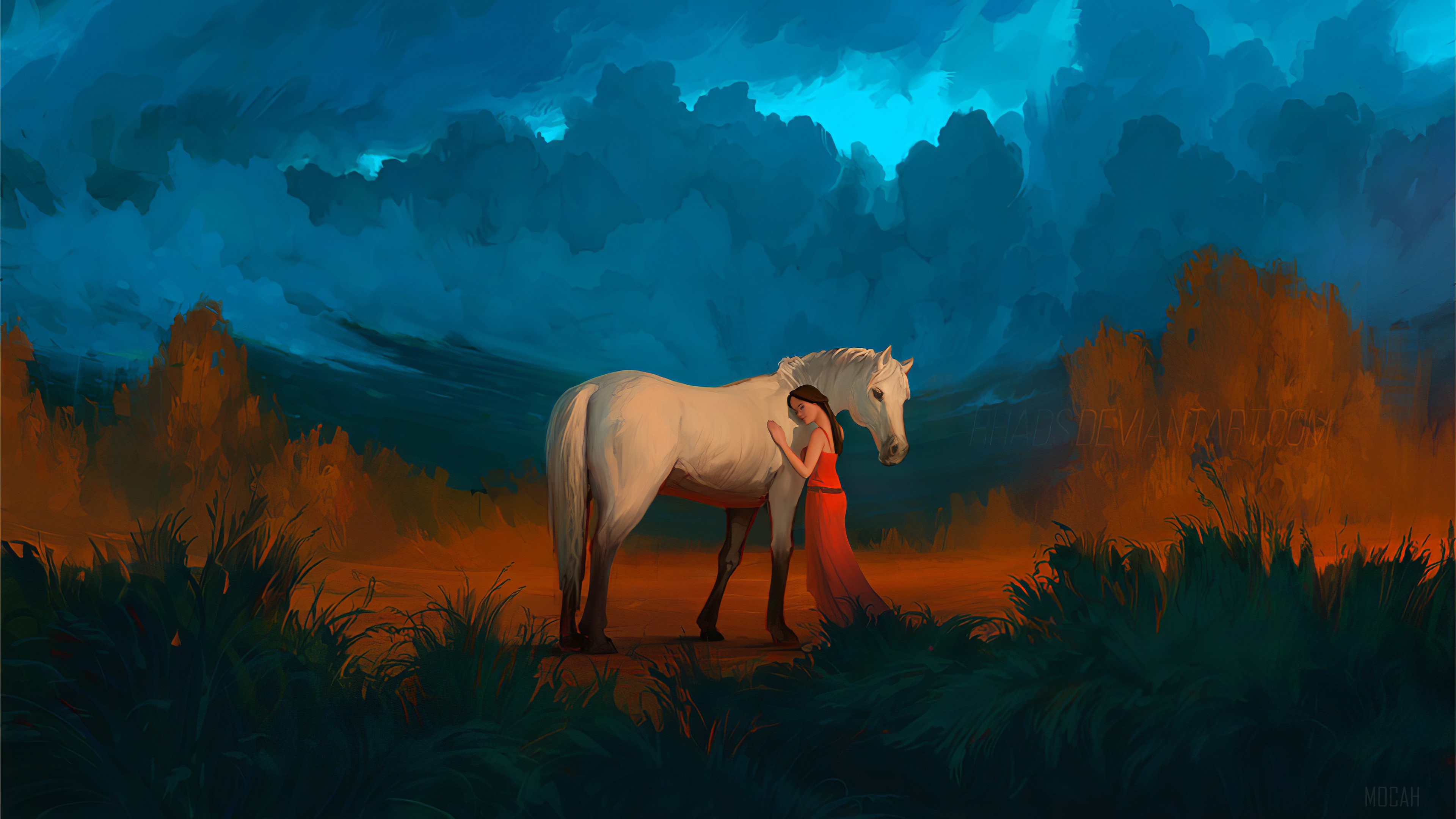 My Horse Friend HD Wallpaper