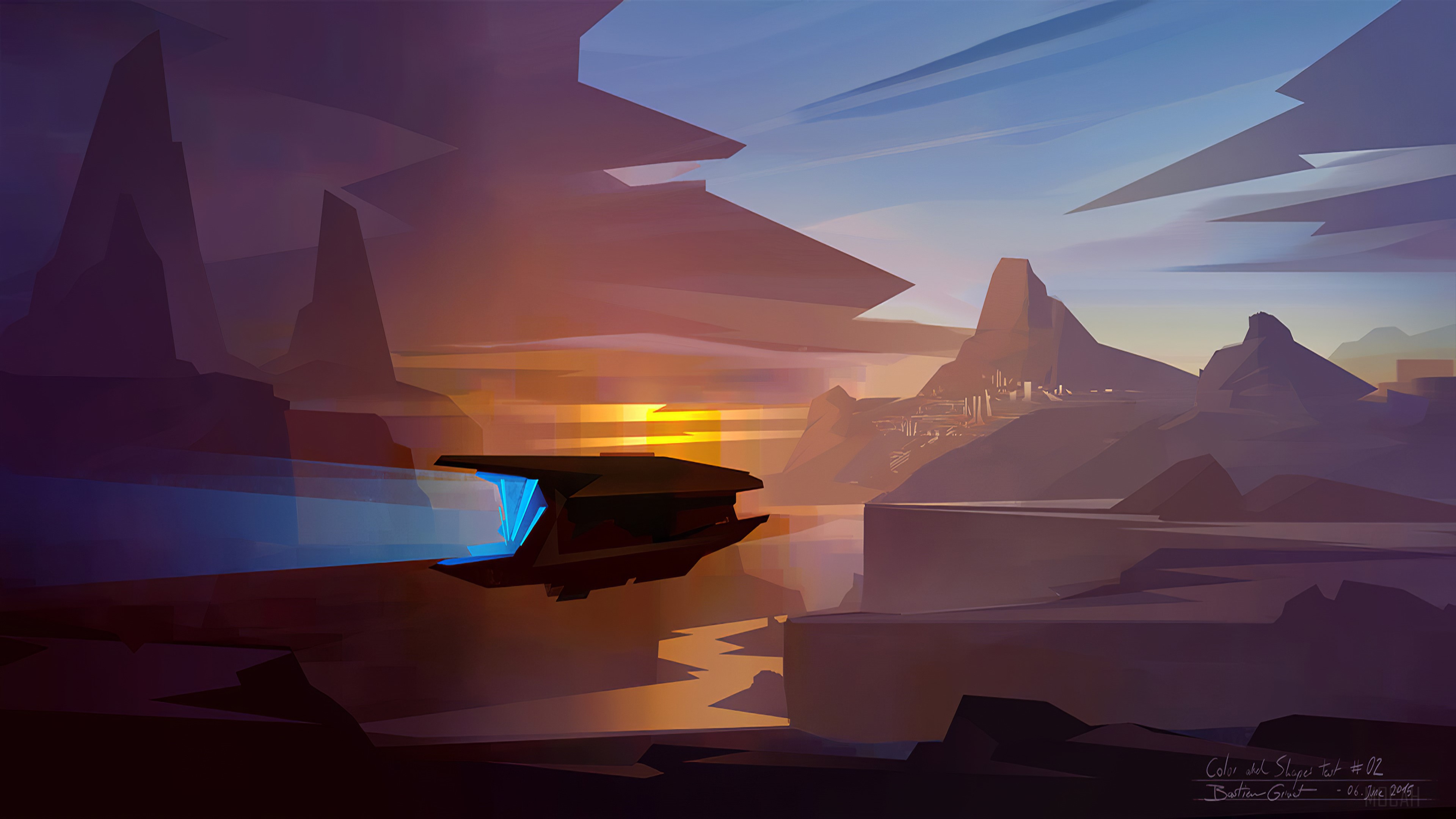 Scifi Ship HD Wallpaper