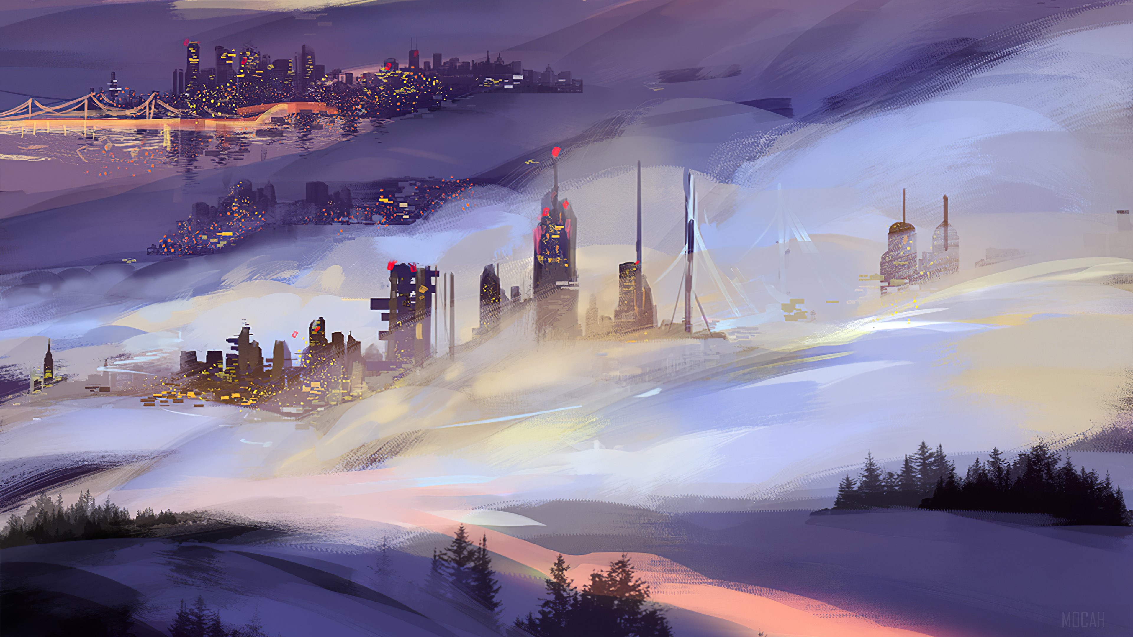 Fog City HD Wallpaper