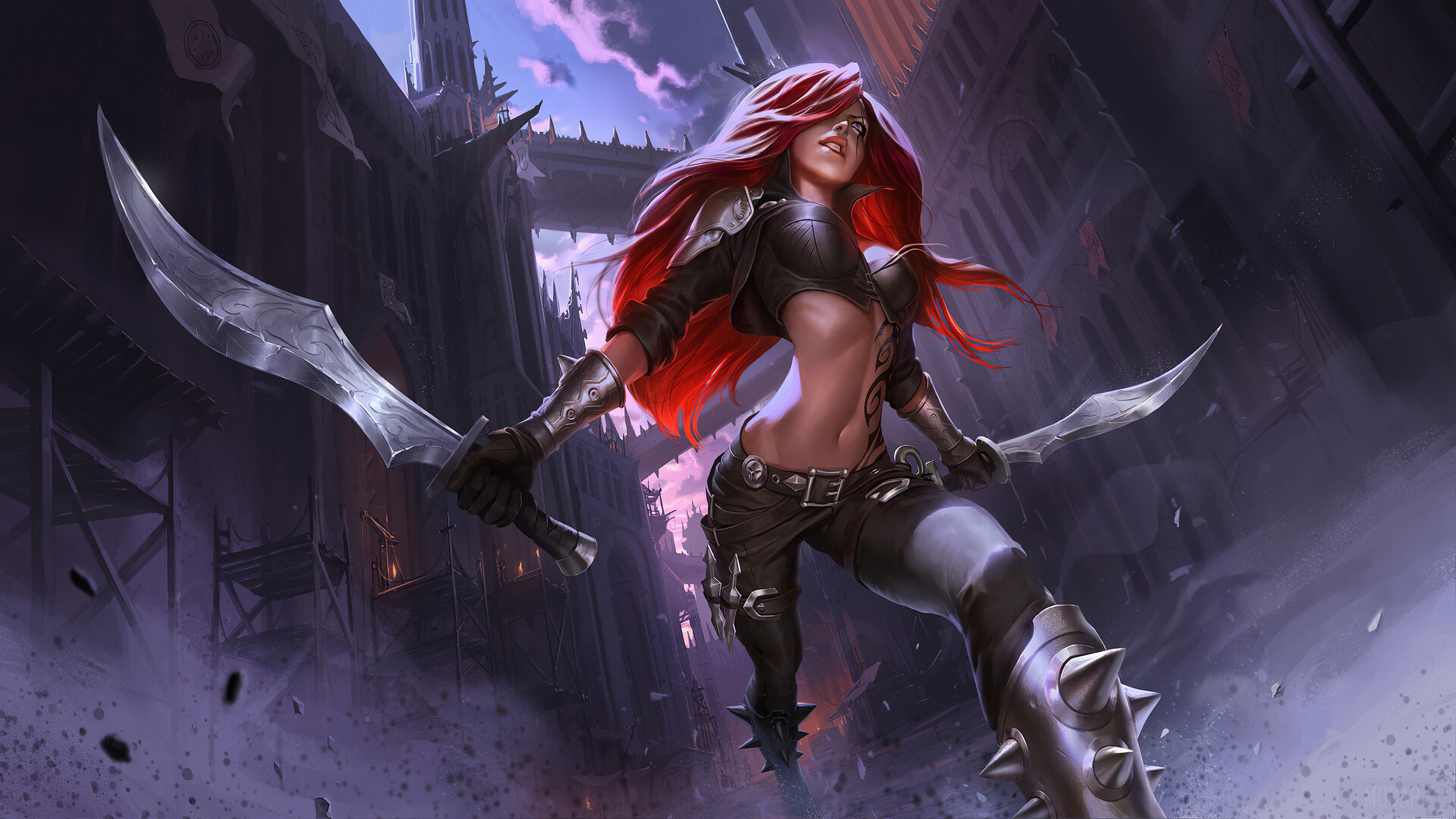 Katarina from League of Legends 4K HD Wallpaper
