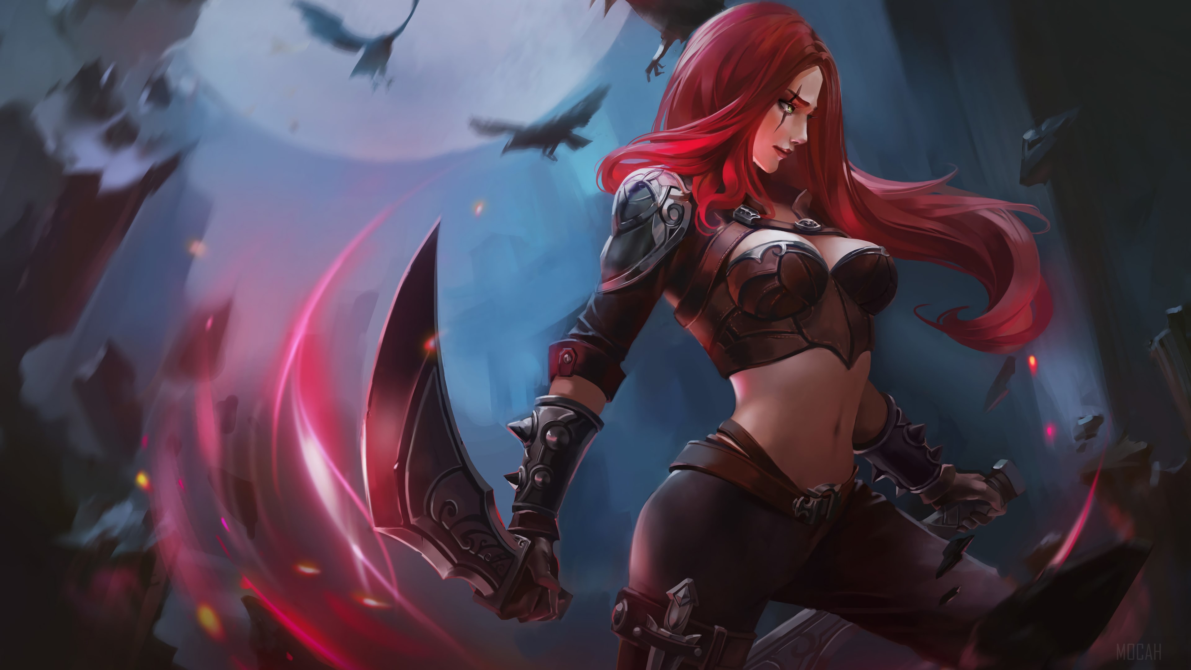 Katarina from League of Legends 4K HD Wallpaper