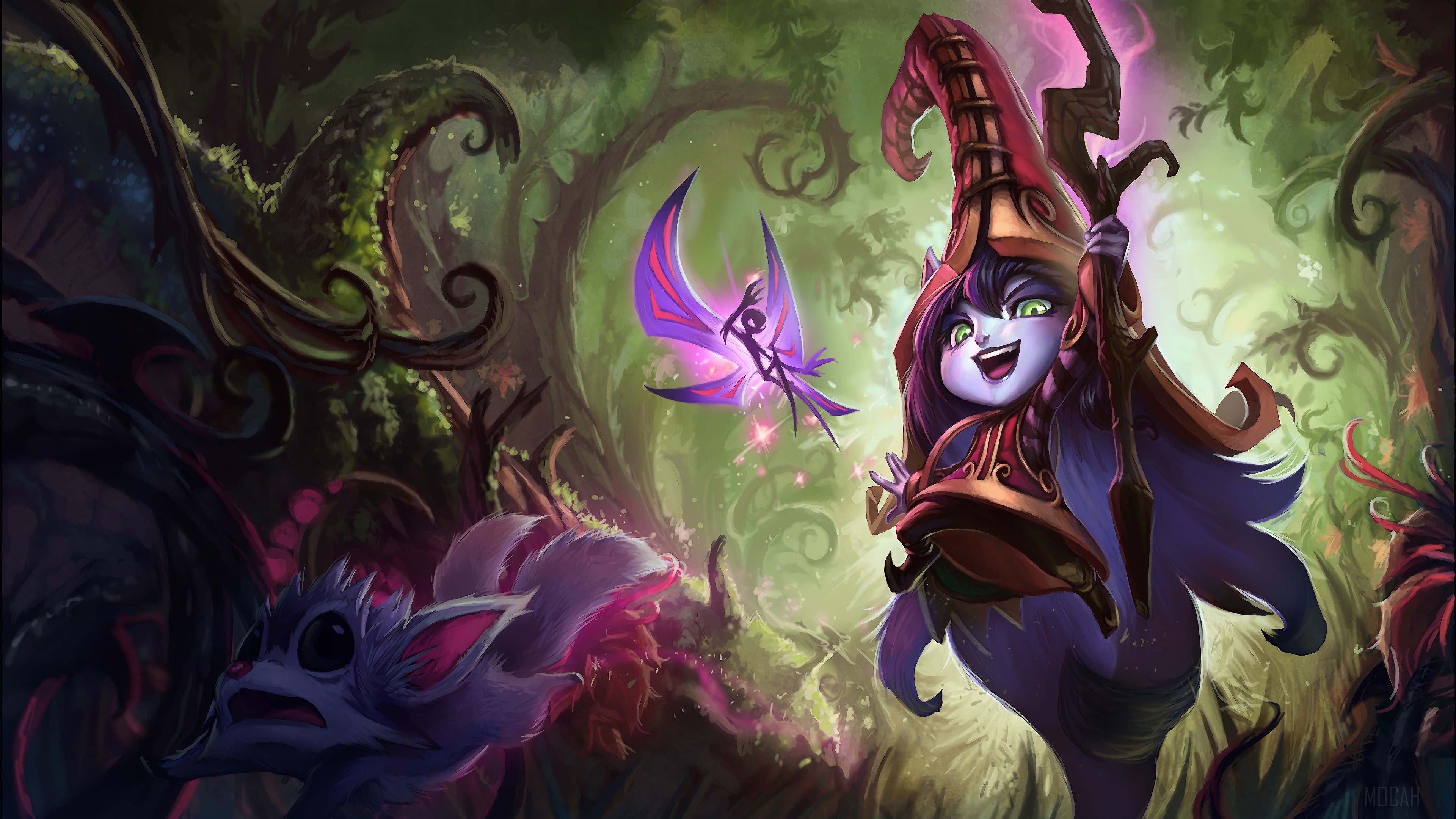 Lulu from League of Legends 4K HD Wallpaper