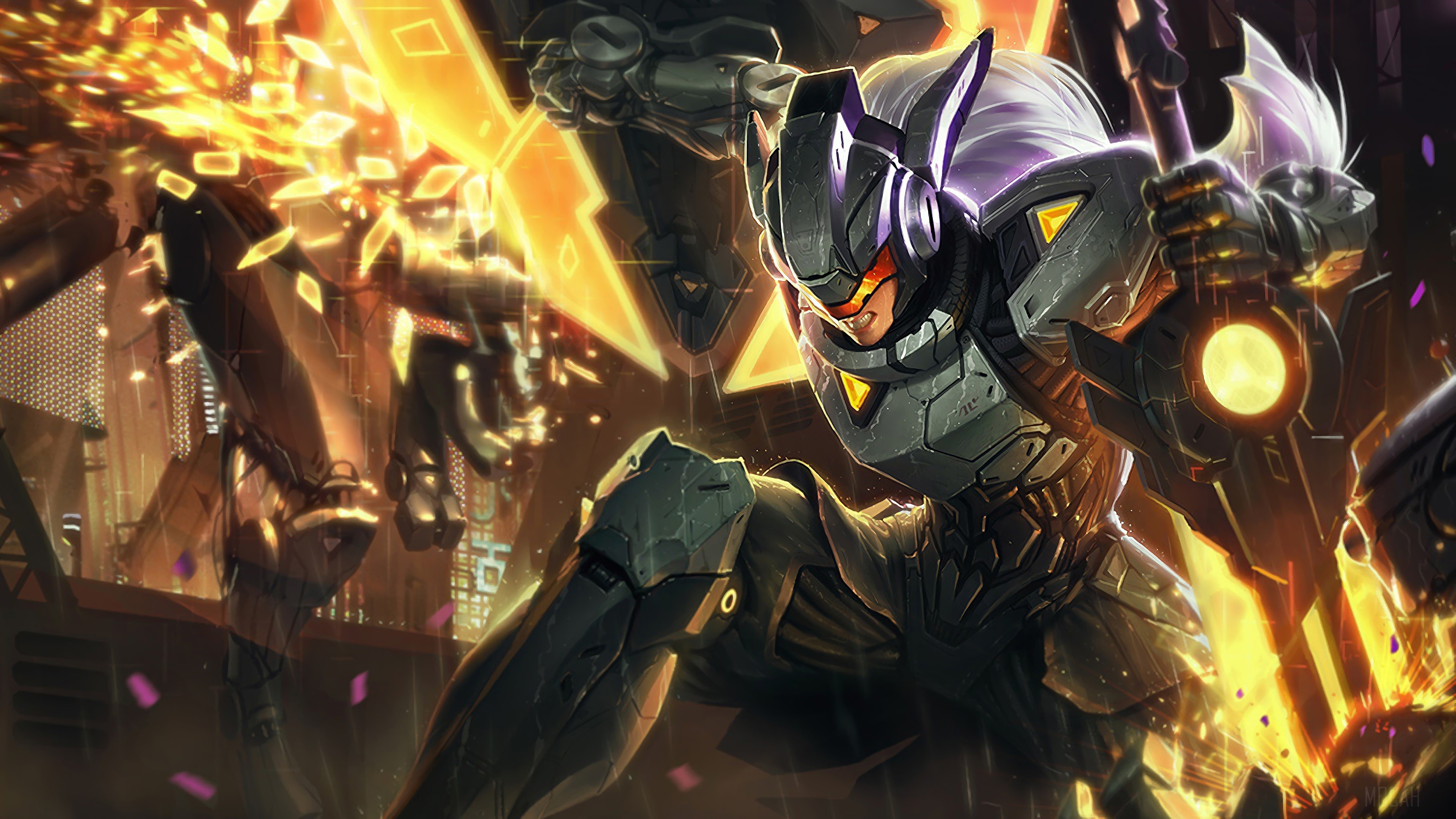 Project Leona from League of Legends 4K HD Wallpaper