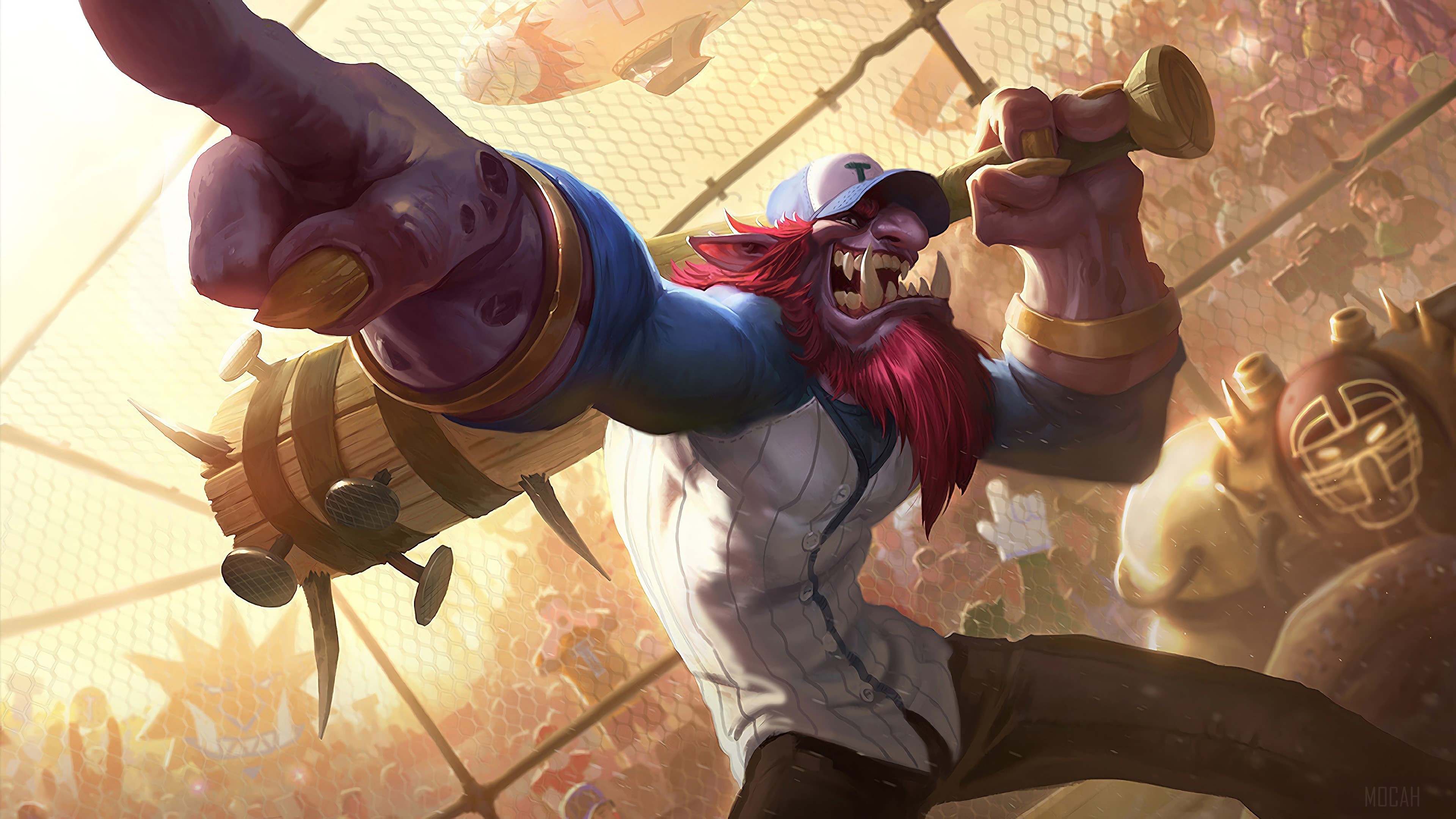 Lil Lugger Trundle from League of Legends 4K HD Wallpaper