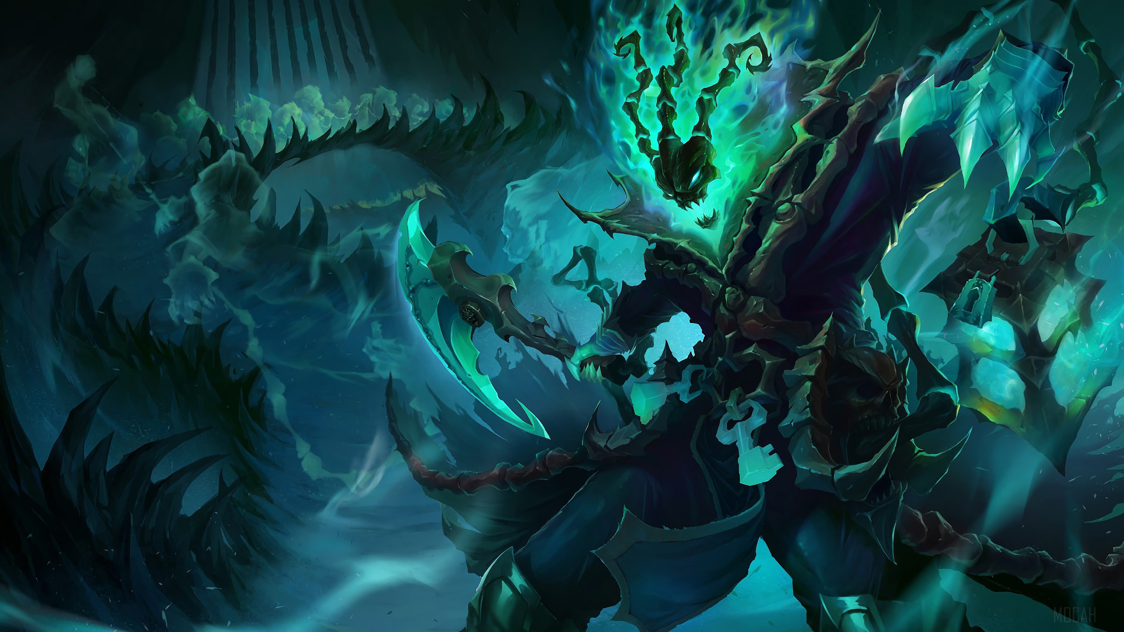 Thresh from League of Legends 4K HD Wallpaper